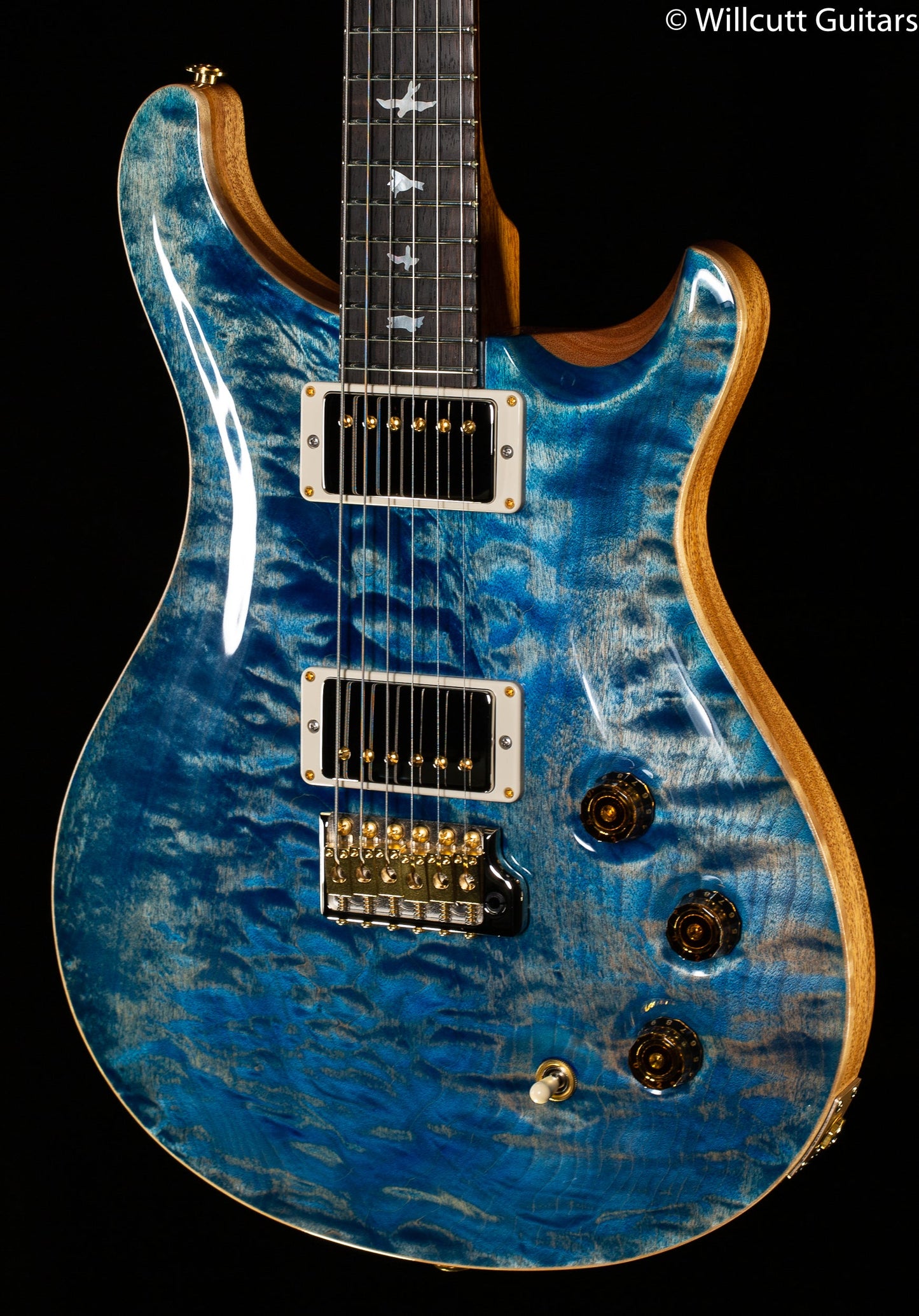 PRS DGT Wood Library Edition Faded Blue Jean Brazilian Fretboard