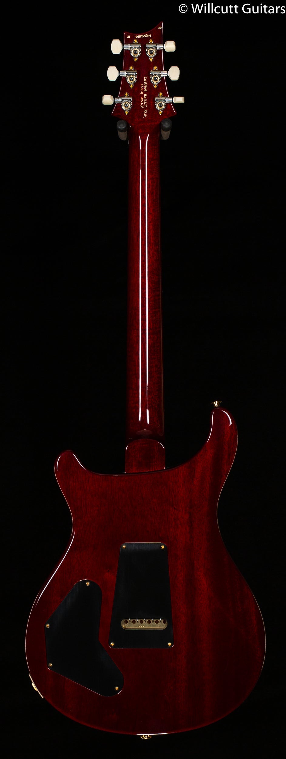 PRS DGT Wood Library Edition Fire Red Burst Brazilian Fretboard