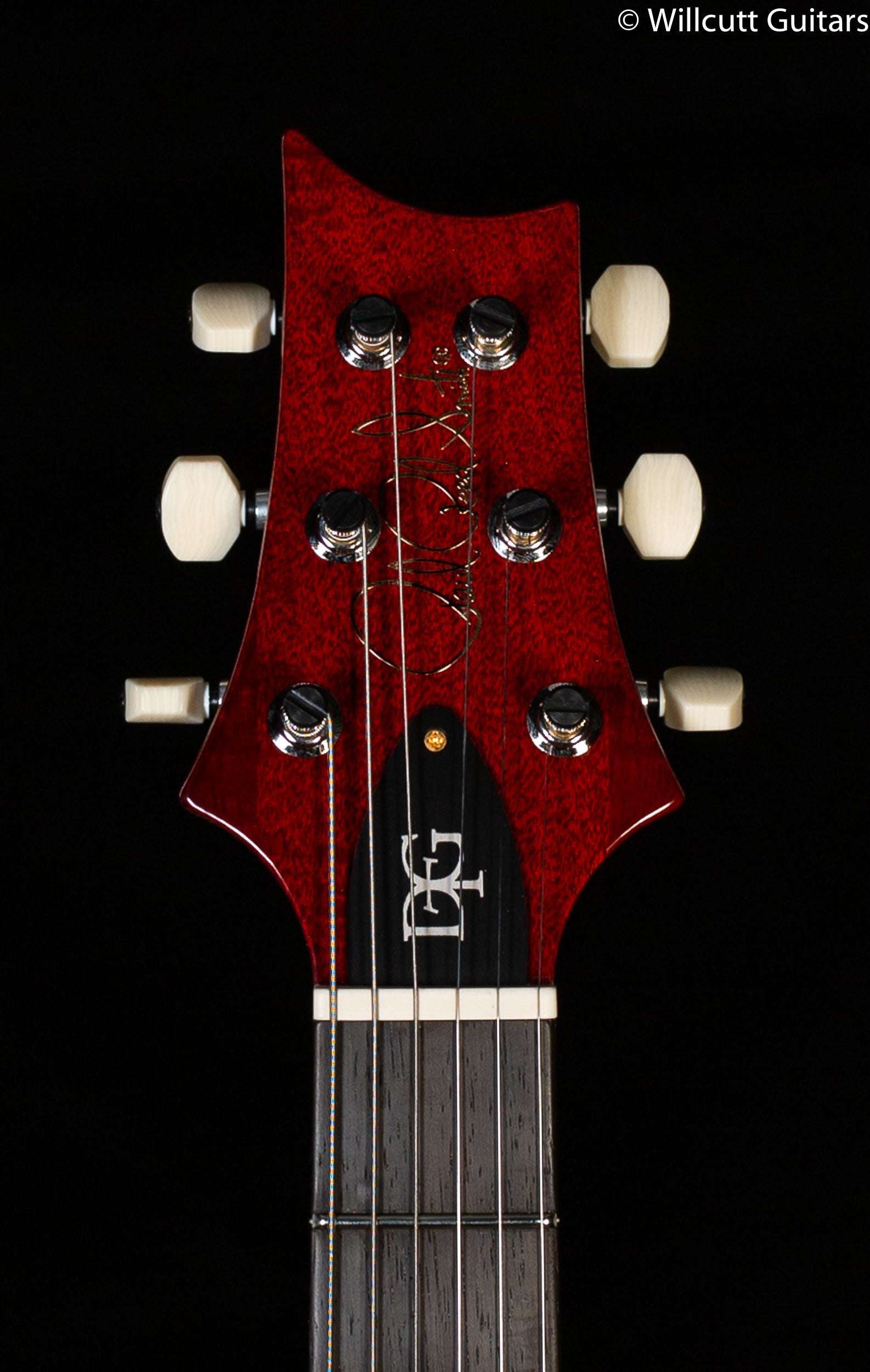 PRS DGT Wood Library Edition Fire Red Burst Brazilian Fretboard