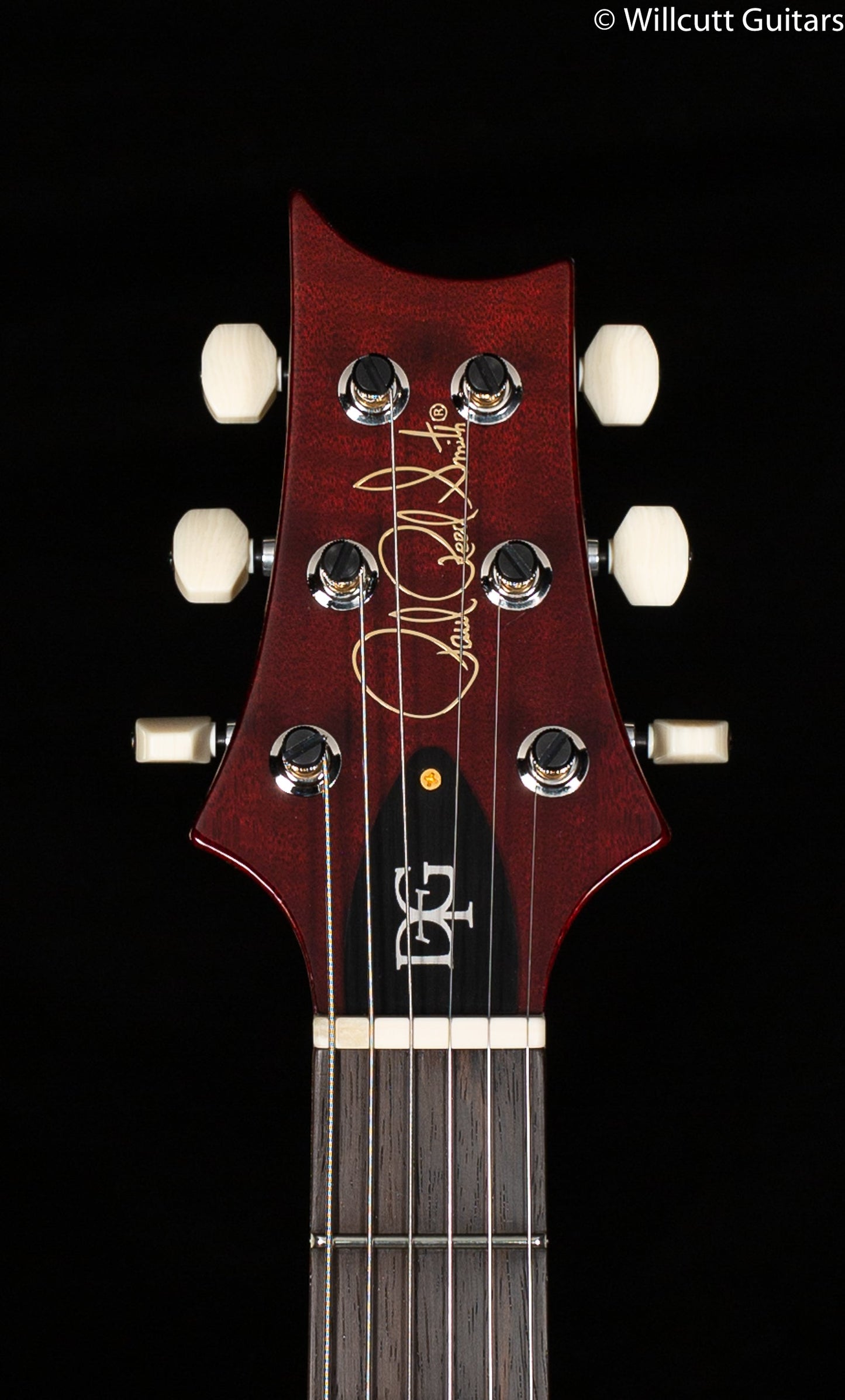 PRS DGT Wood Library Edition Fire Red Burst Brazilian Fretboard