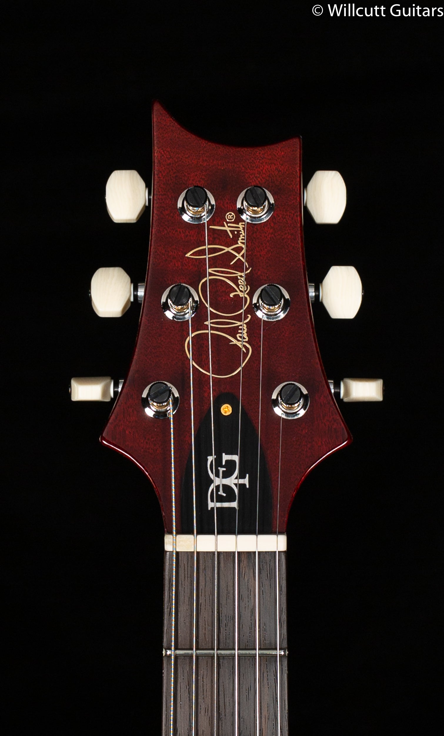 PRS DGT Wood Library Edition Fire Red Burst Brazilian Fretboard