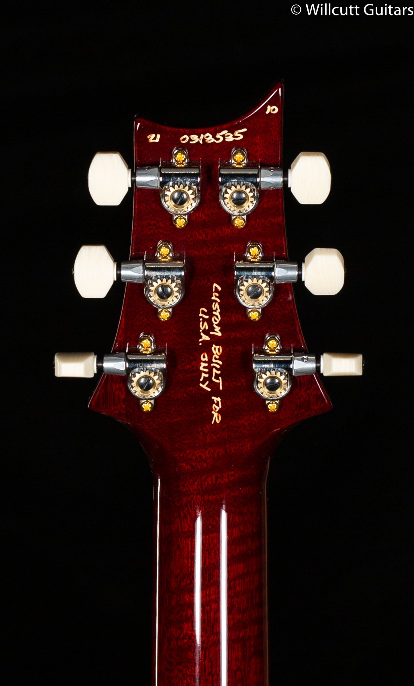 PRS DGT Wood Library Edition Fire Red Burst Brazilian Fretboard