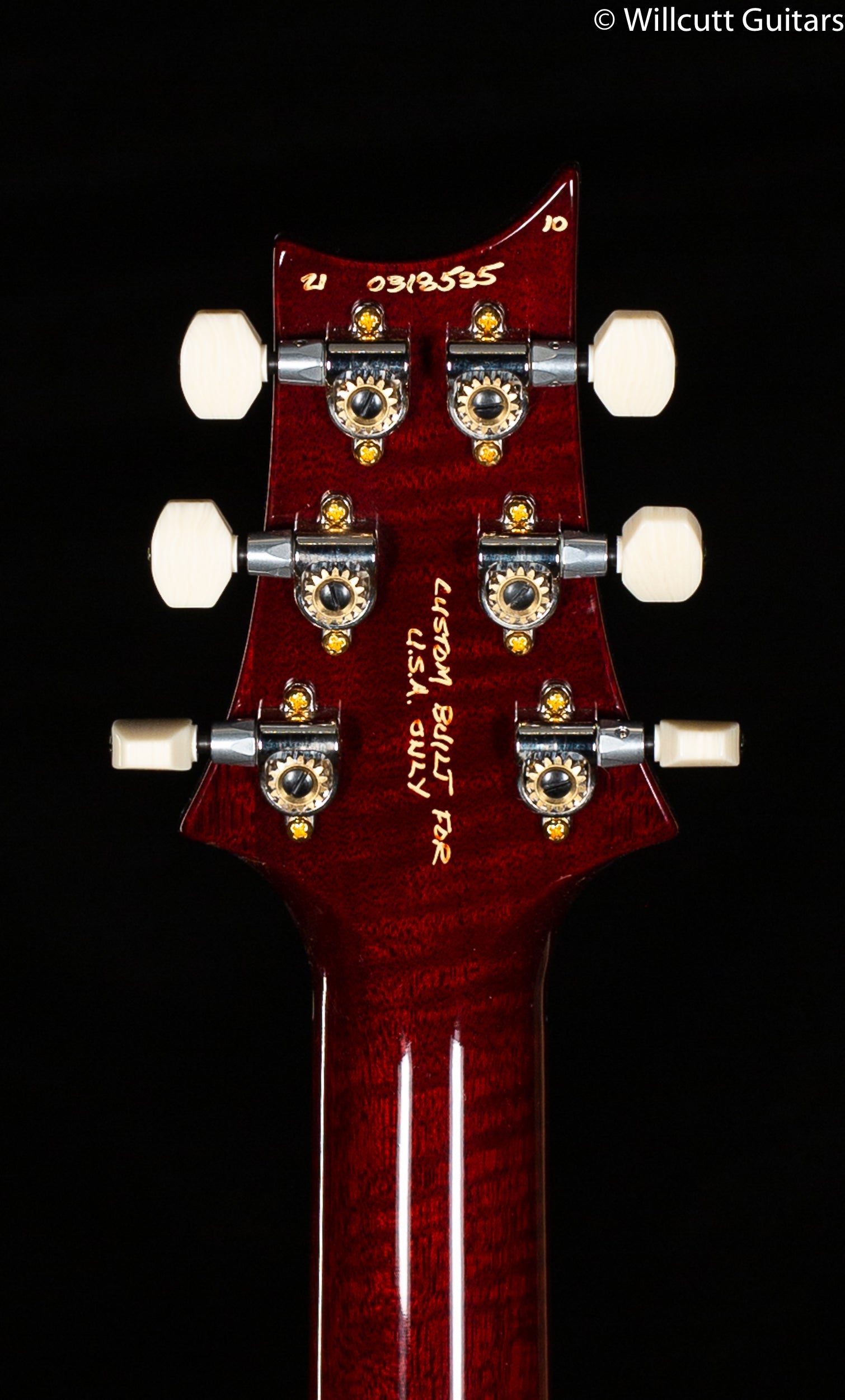 PRS DGT Wood Library Edition Fire Red Burst Brazilian Fretboard