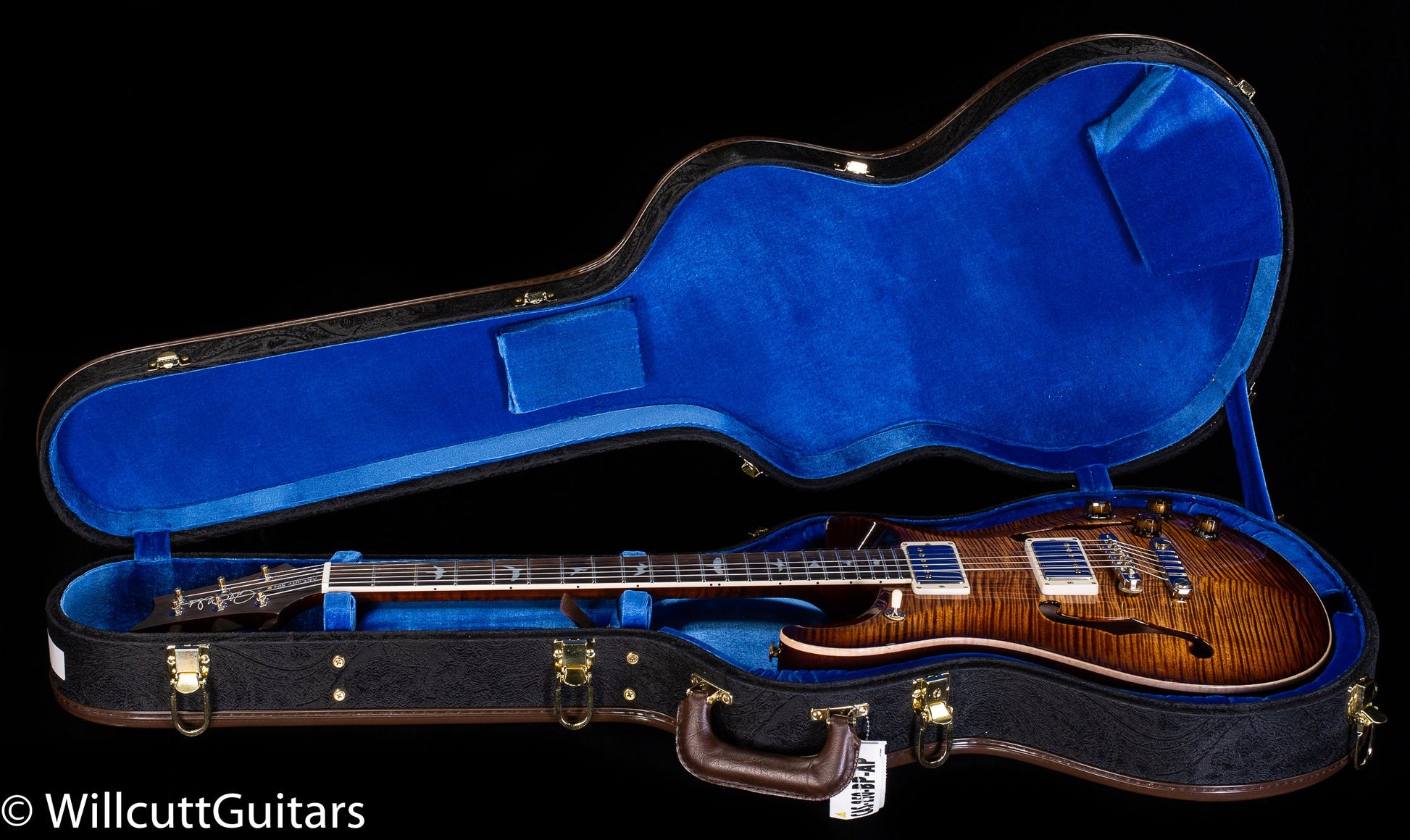 PRS Hollowbody II 594 Wood Library Edition Copperhead Burst