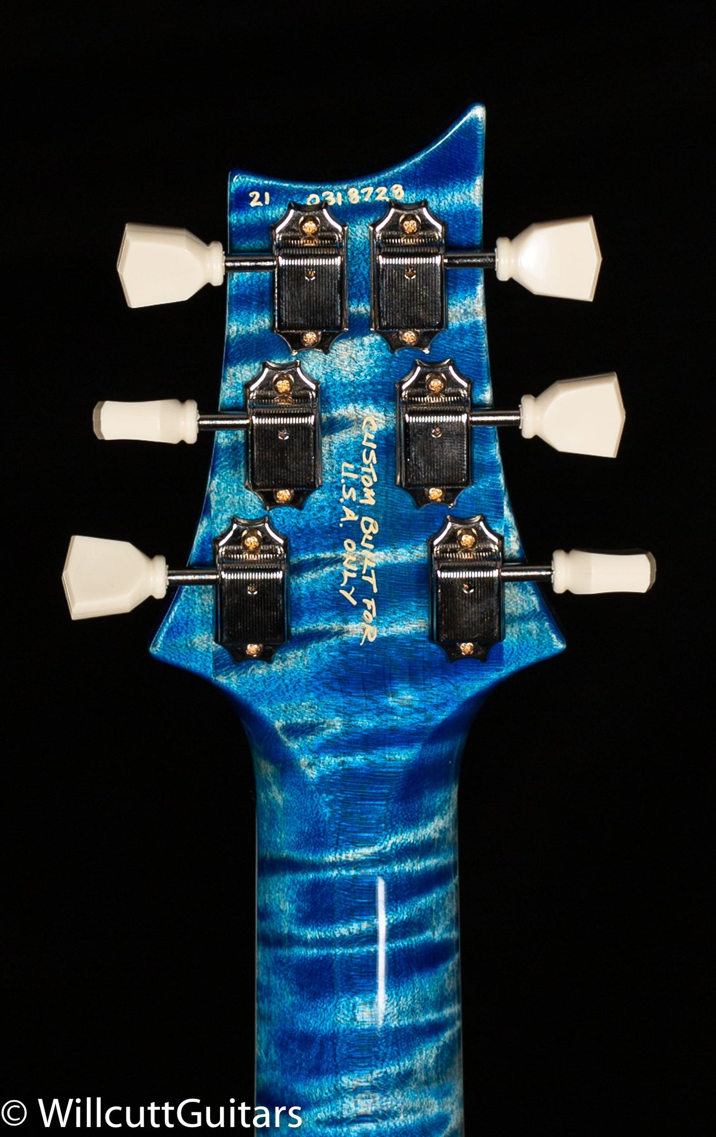 PRS Hollowbody II 594 Wood Library Edition Frost River Blue