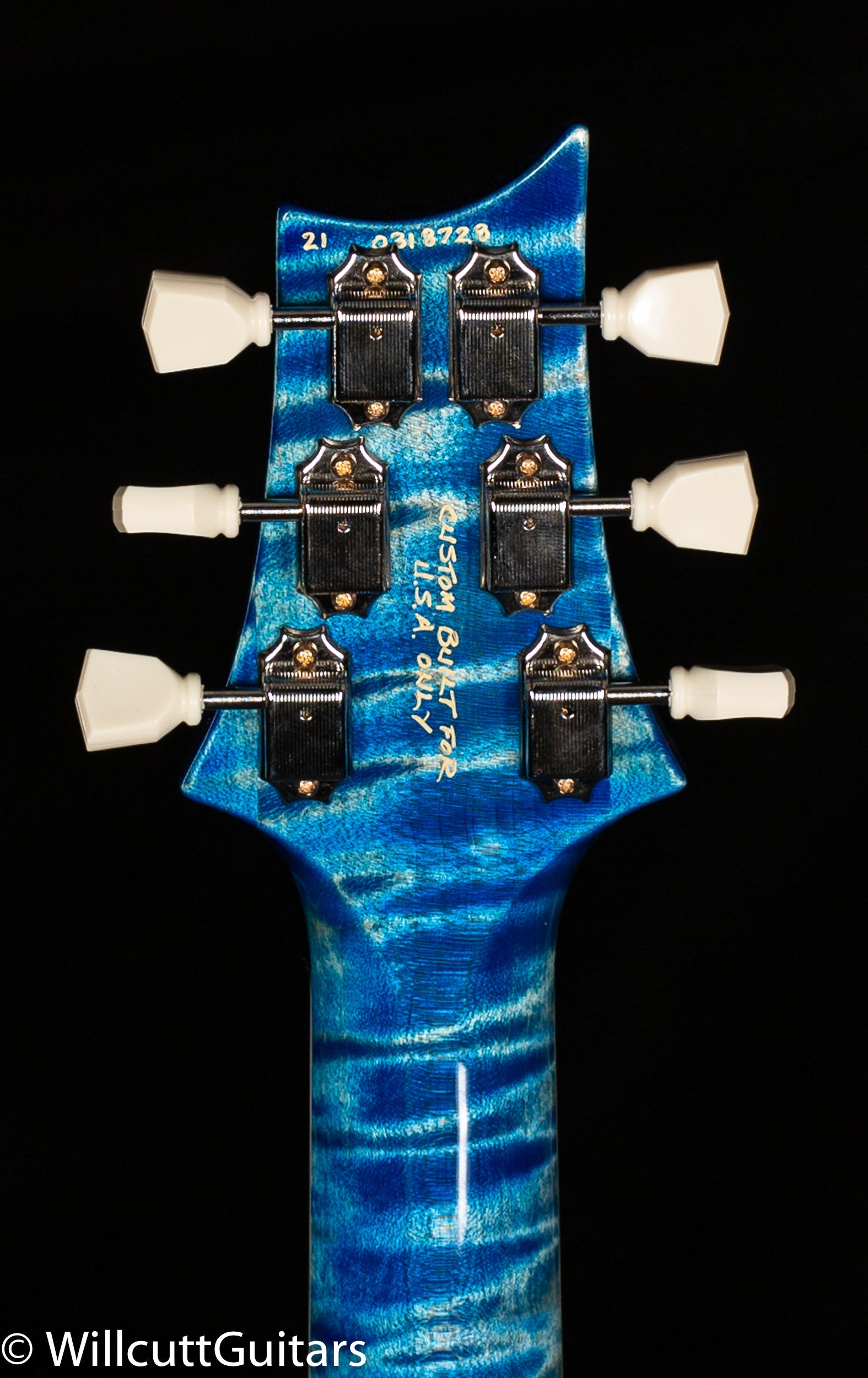 PRS Hollowbody II 594 Wood Library Edition Frost River Blue