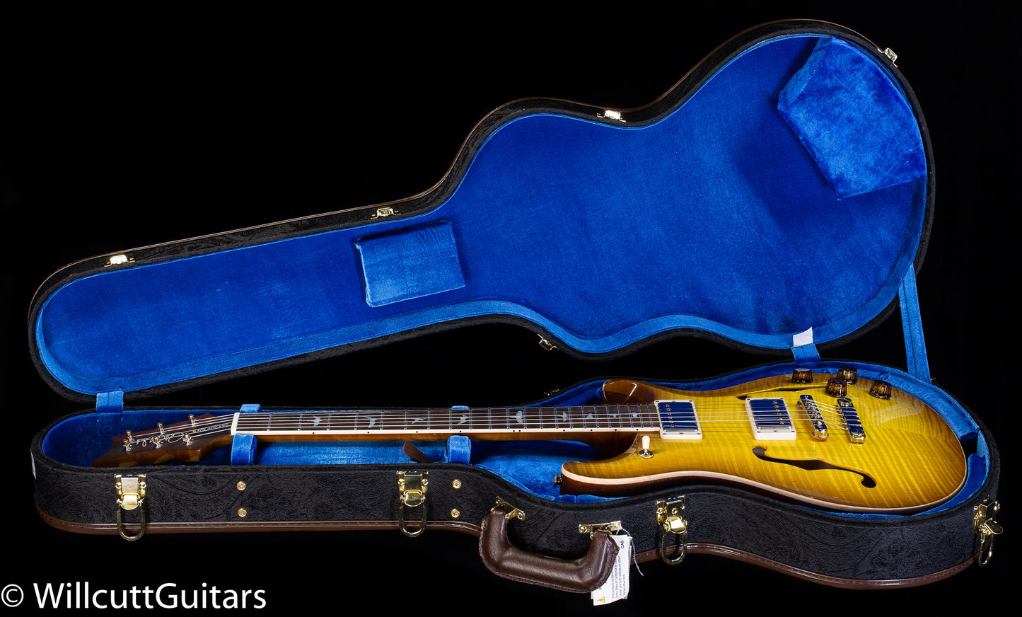 PRS Hollowbody II 594 Wood Library Edition Livingston Lemondrop