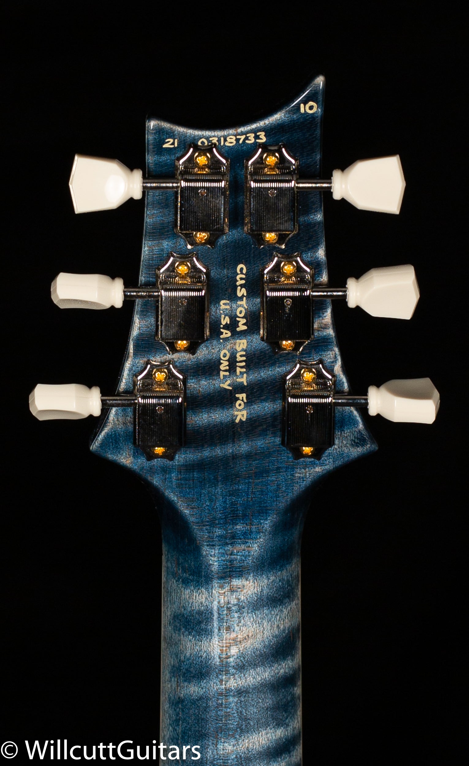 PRS Hollowbody II 594 Wood Library Edition Faded Whale Blue