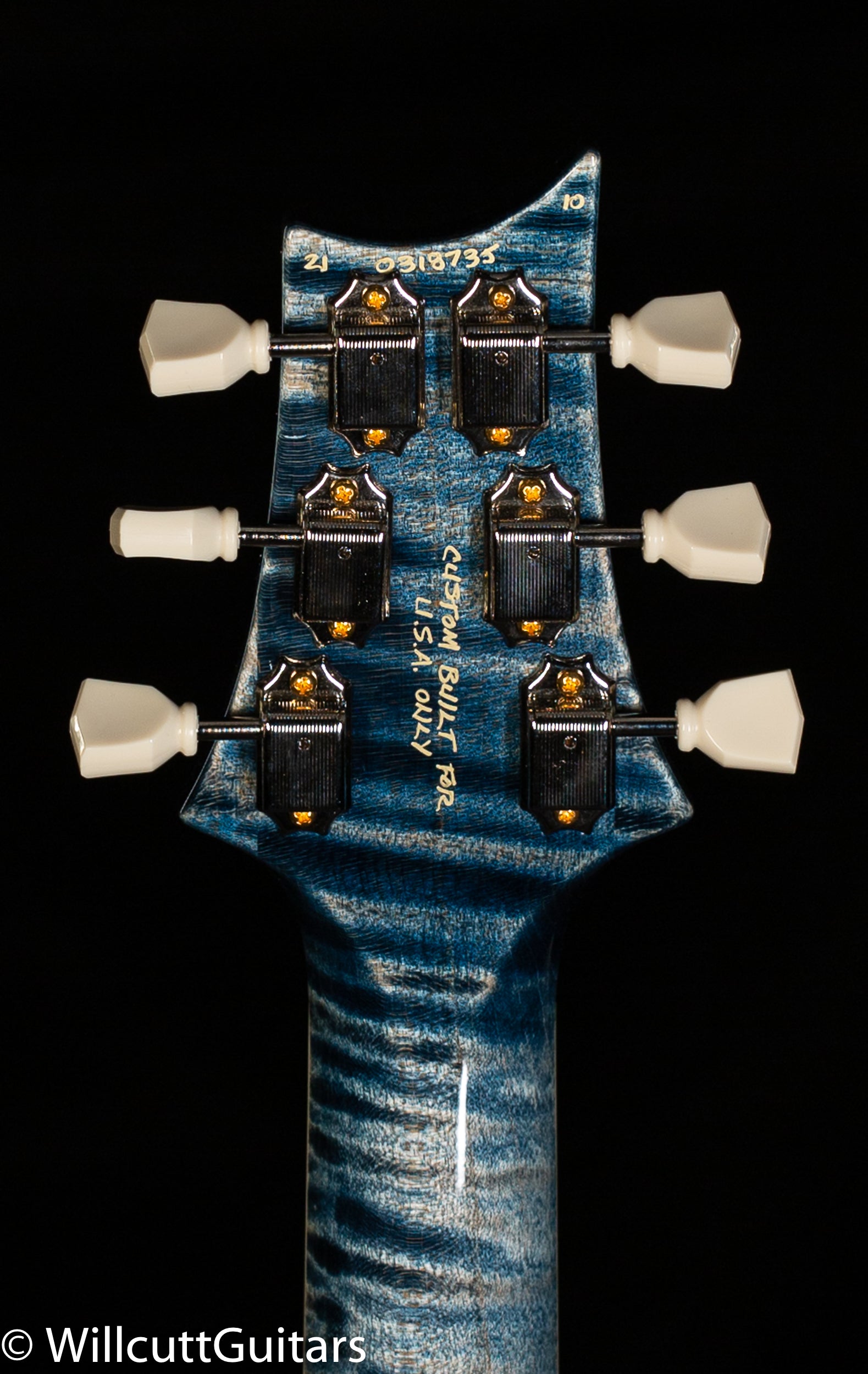 PRS Hollowbody II 594 Wood Library Edition Faded Whale Blue
