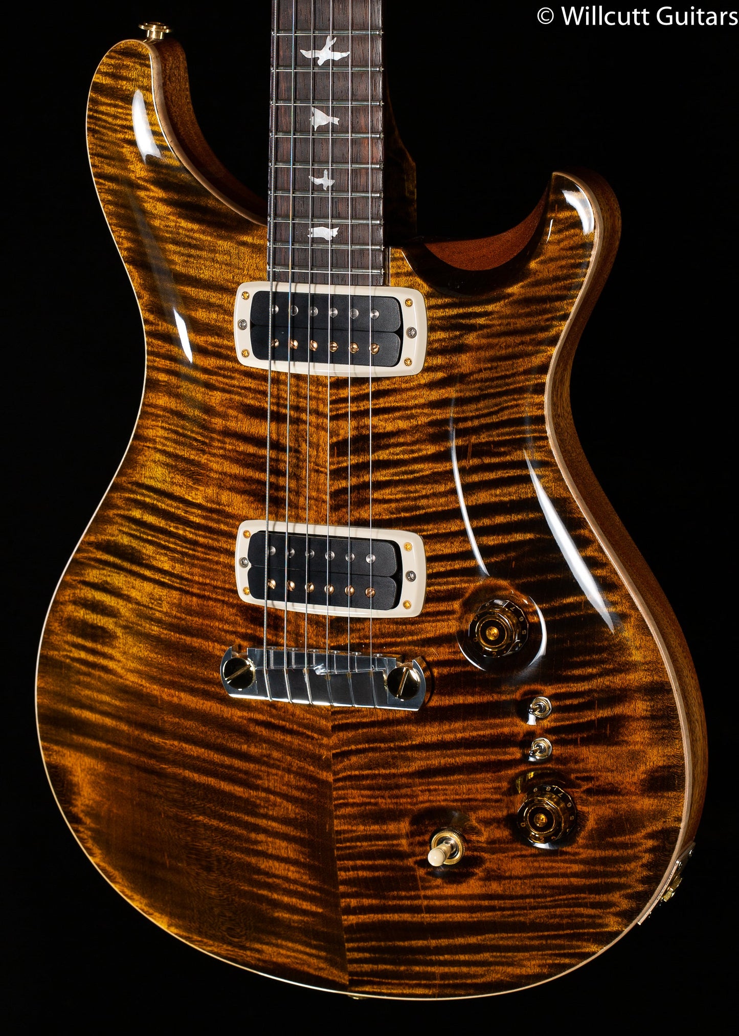 PRS Paul's Guitar Wood Library Edition Yellow Tiger Flame Maple