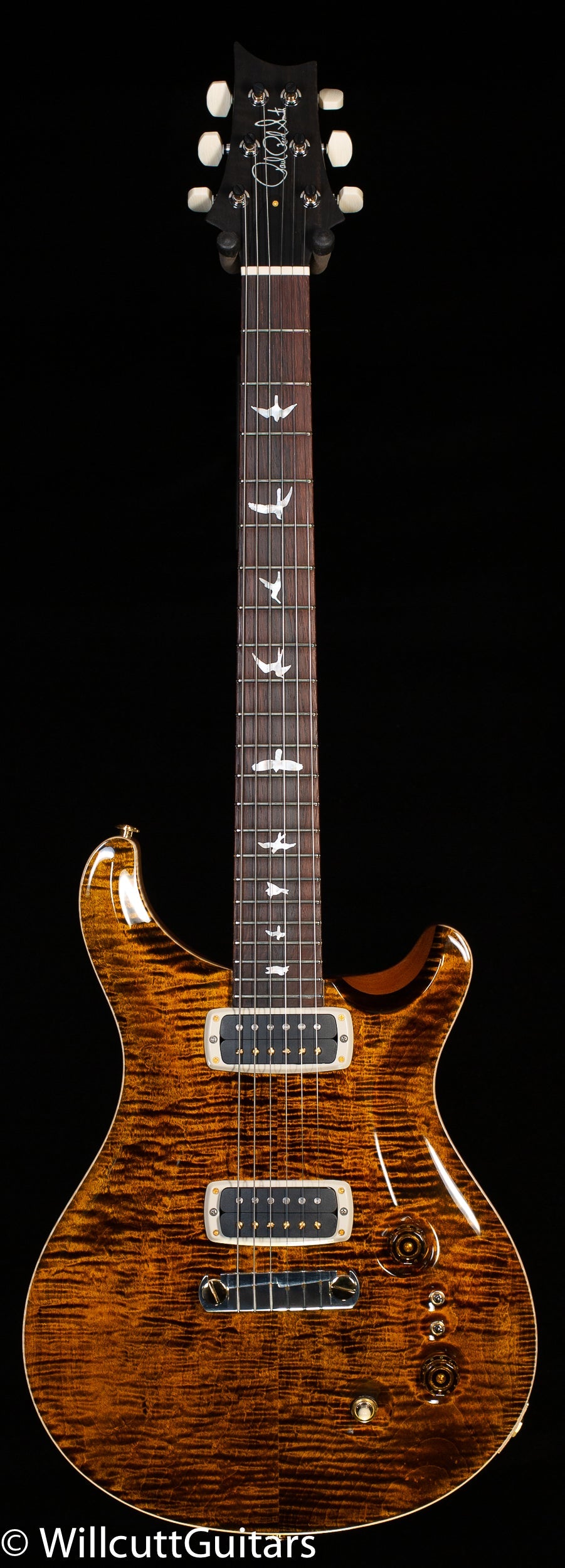 PRS Paul's Guitar Wood Library Edition Yellow Tiger Flame Maple