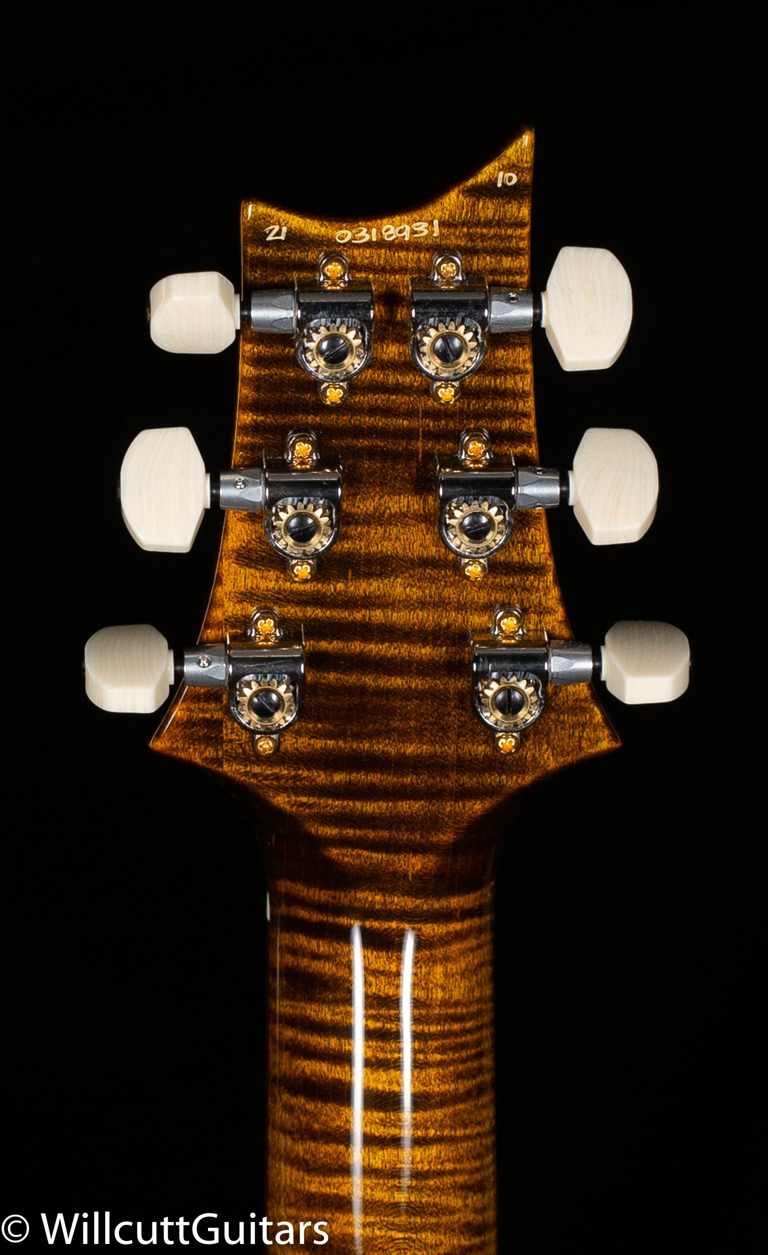 PRS Paul's Guitar Wood Library Edition Yellow Tiger Flame Maple