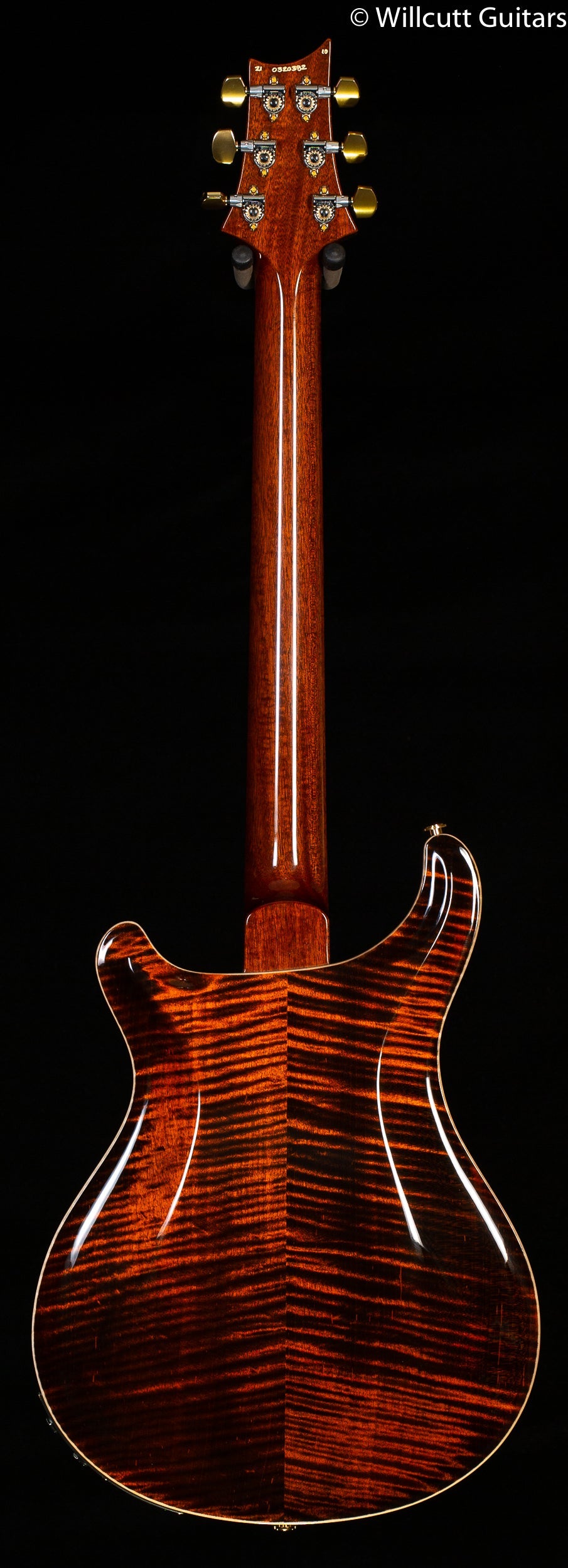PRS Hollowbody II Piezo Orange Tiger 10 Top