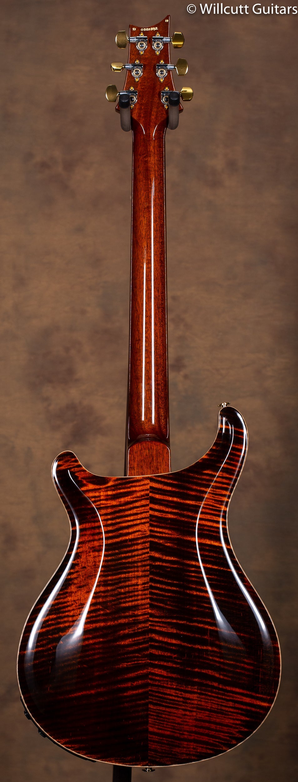 PRS Hollowbody II Piezo Orange Tiger 10 Top USED