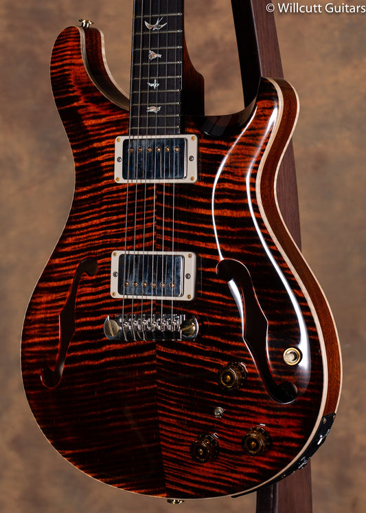PRS Hollowbody II Piezo Orange Tiger 10 Top USED
