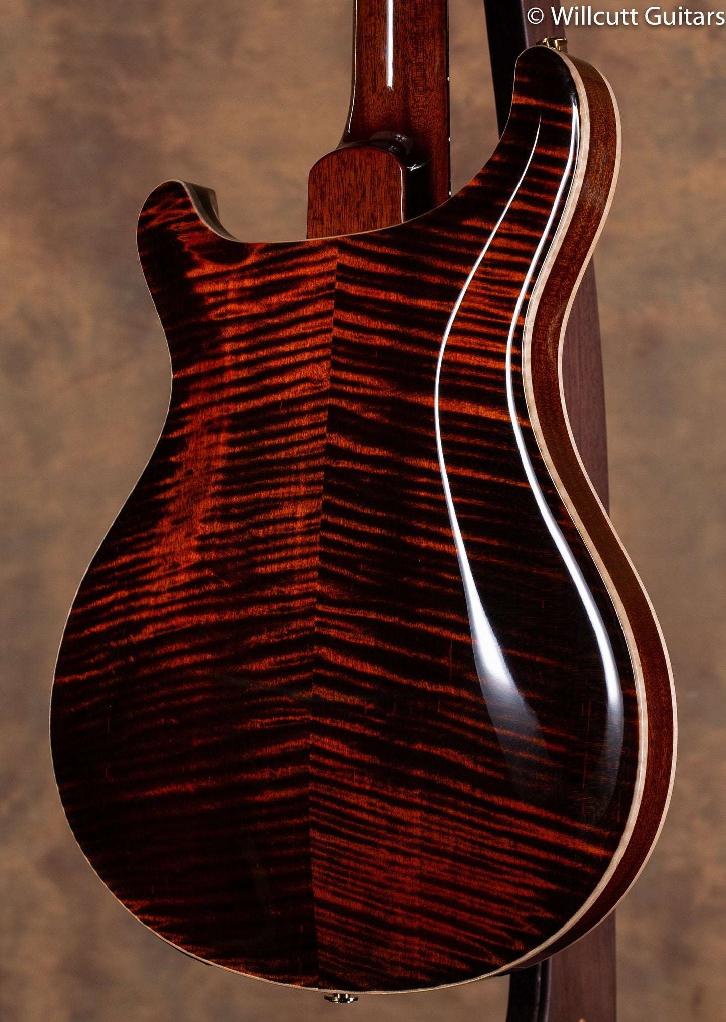 PRS Hollowbody II Piezo Orange Tiger 10 Top USED