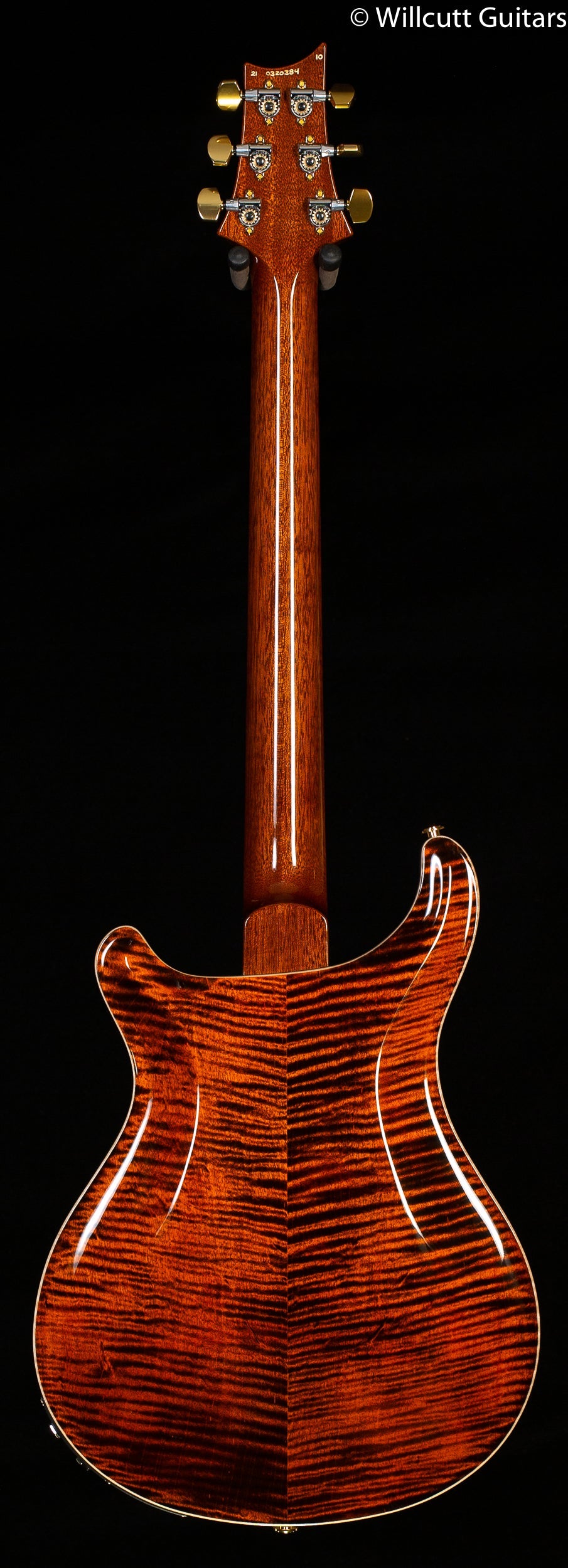 PRS Hollowbody II Piezo Orange Tiger 10 Top