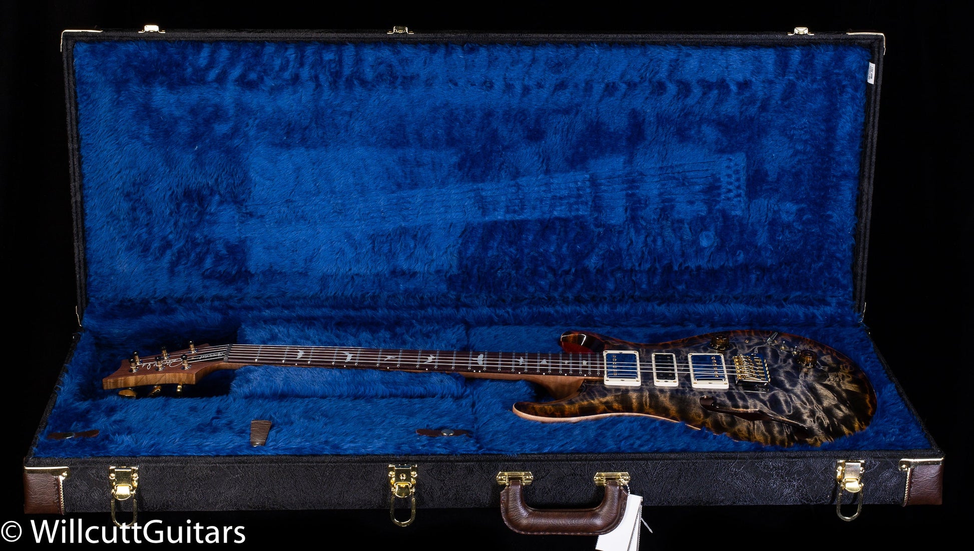 PRS Wood Library Special Semi-Hollow Burnt Maple Leaf Quilt Maple 10 Top