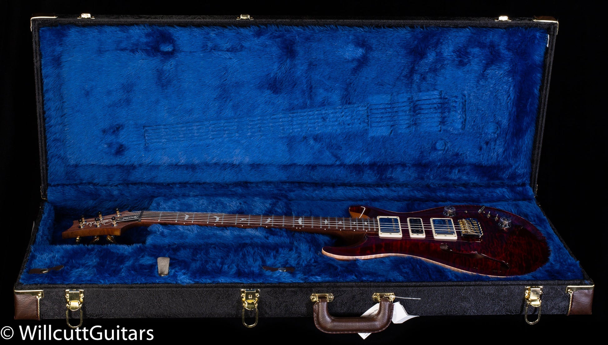 PRS Wood Library Special Semi-hollow Red Tiger Quilt Maple 10 Top
