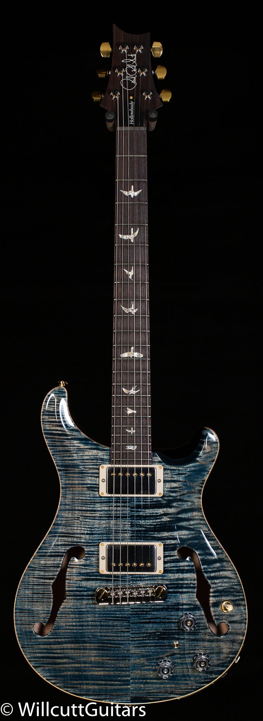 PRS Hollowbody II Piezo Faded Whale Blue 10 Top
