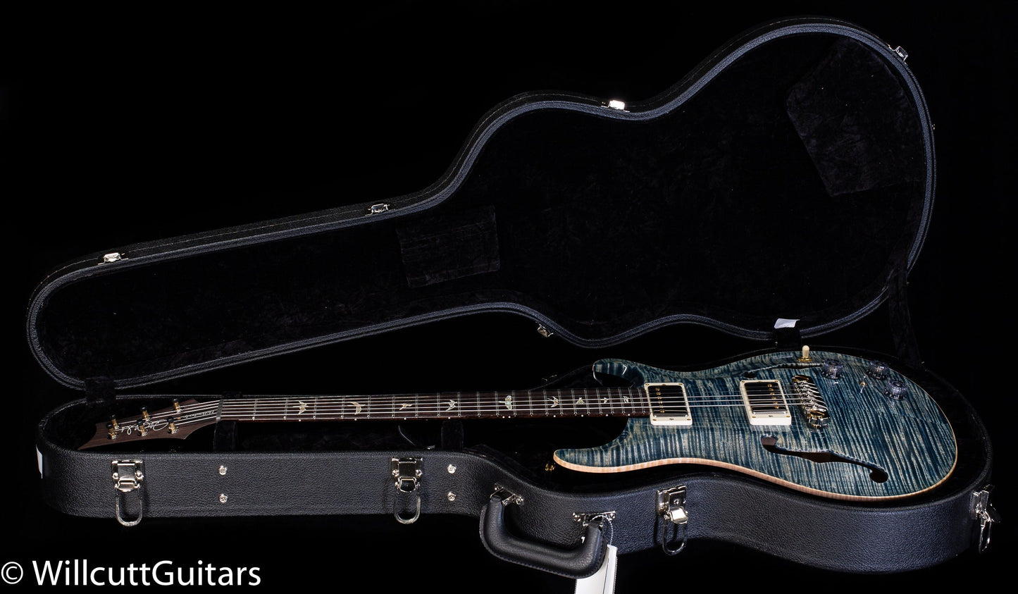 PRS Hollowbody II Piezo Faded Whale Blue 10 Top