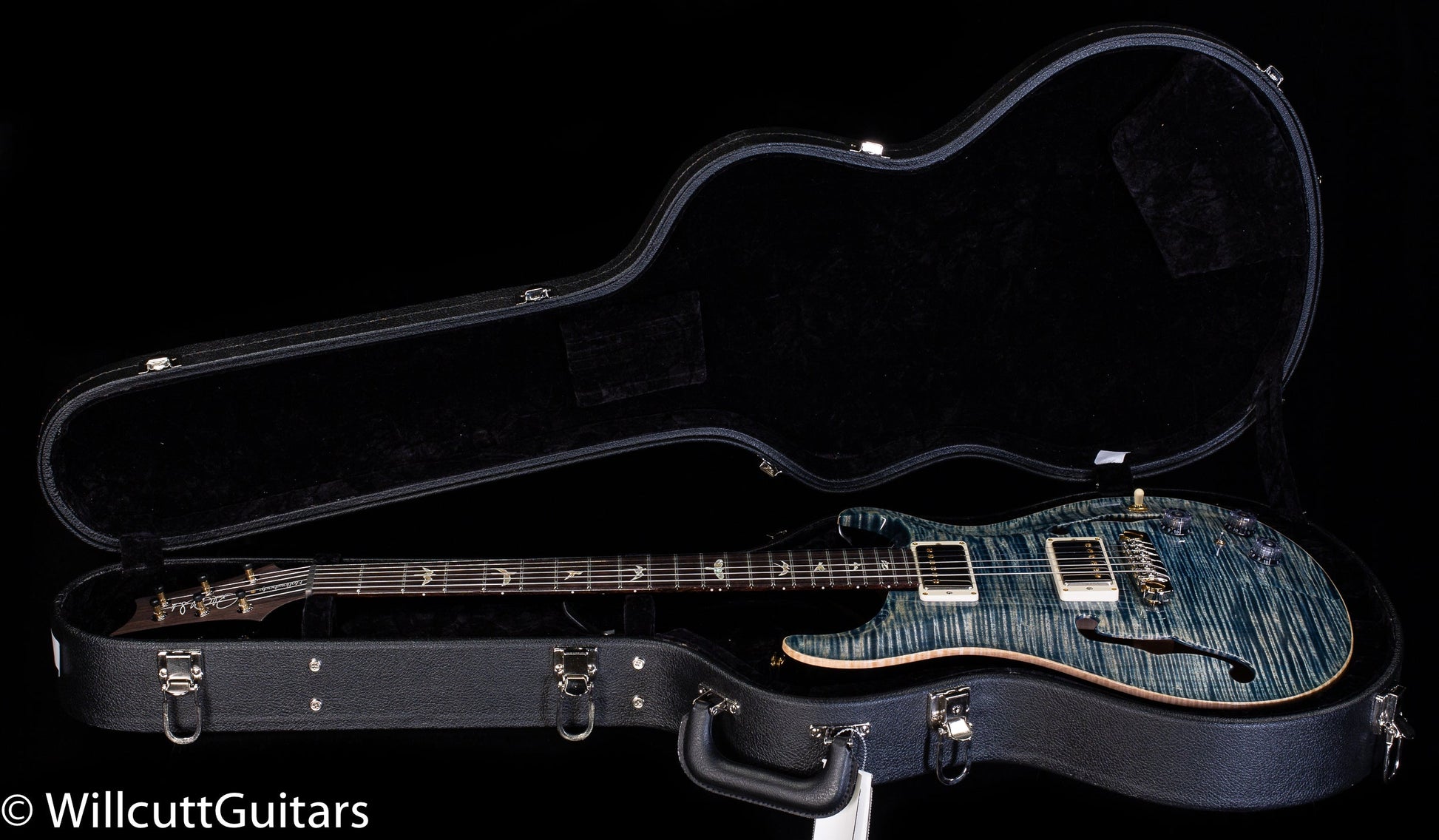 PRS Hollowbody II Piezo Faded Whale Blue 10 Top