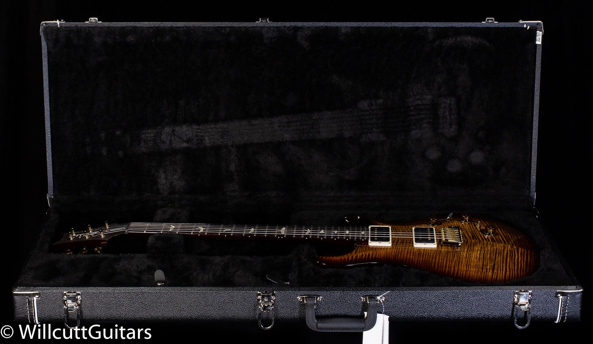 PRS Custom 24 Piezo Black Gold Wrap 10 Top
