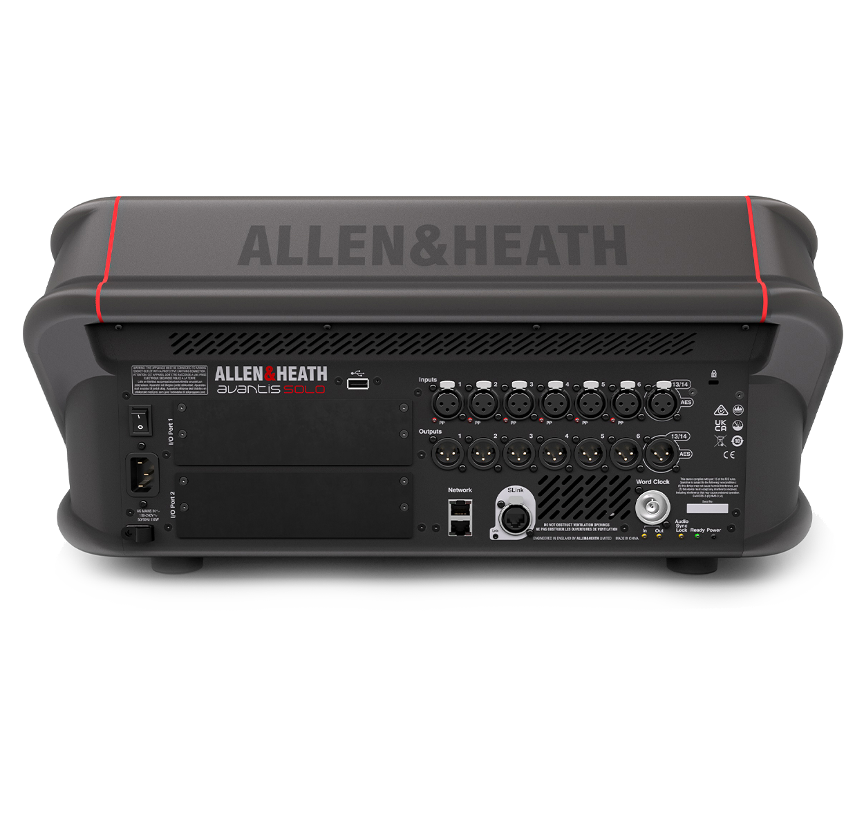 Allen & Heath Avantis Solo 64 Channel 12 Fader Digital Mixing Console with 15.6-Inch HD Capacitive Touchscreen