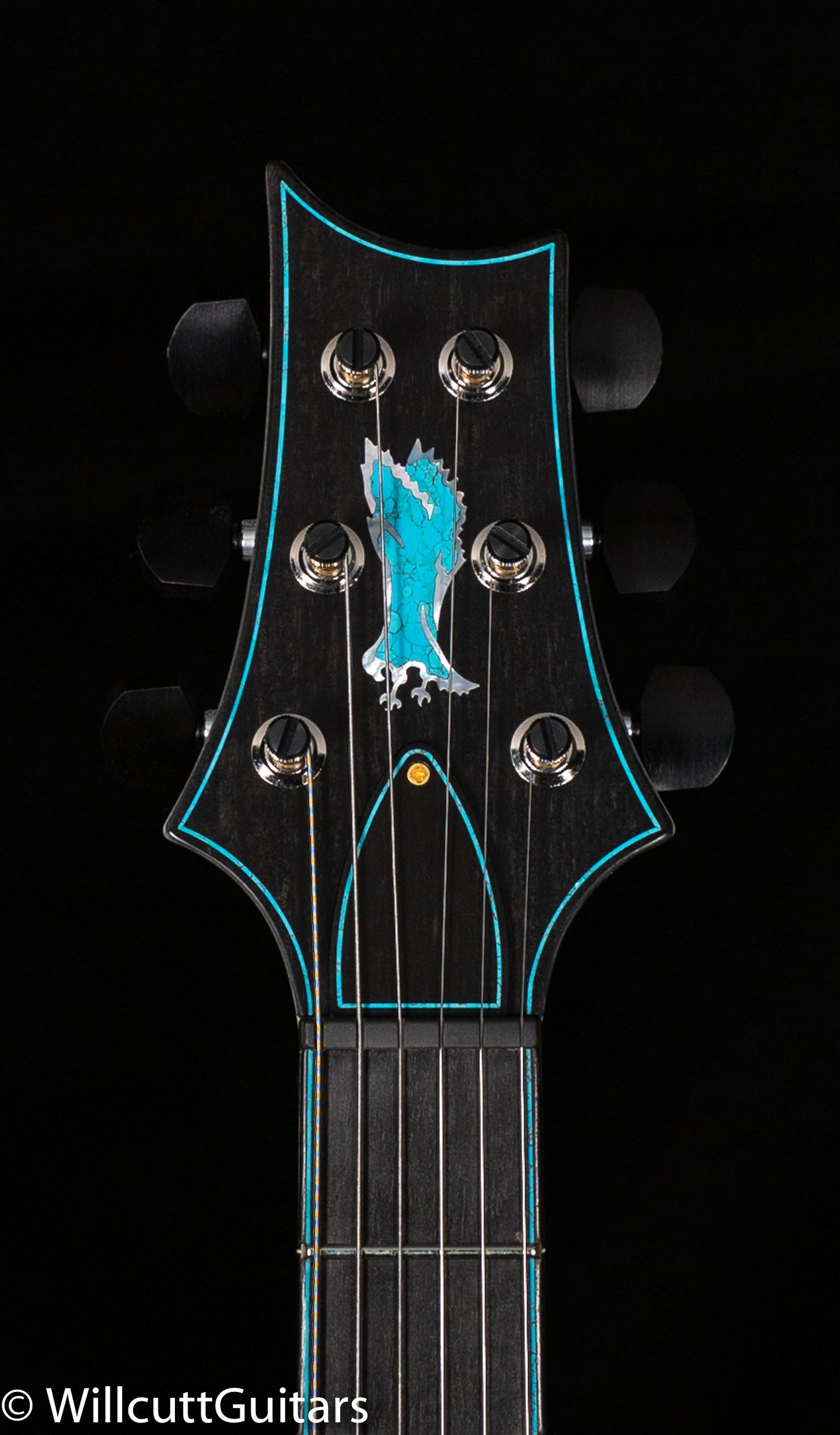 PRS Private Stock #9456 Custom 24-08 Faded Turquoise Smoke Burst
