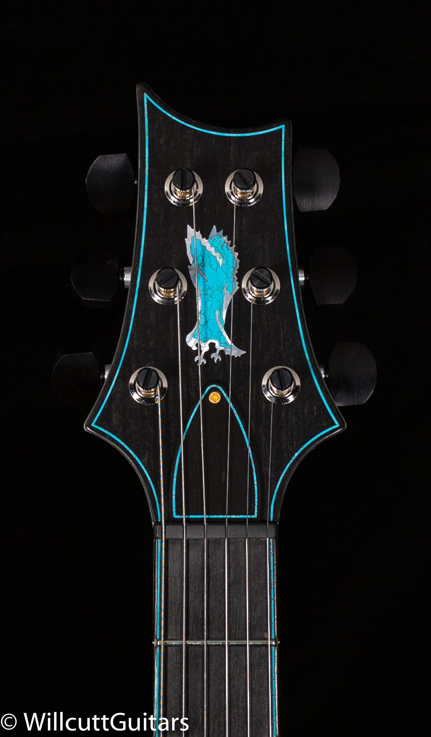 PRS Private Stock #9456 Custom 24-08 Faded Turquoise Smoke Burst