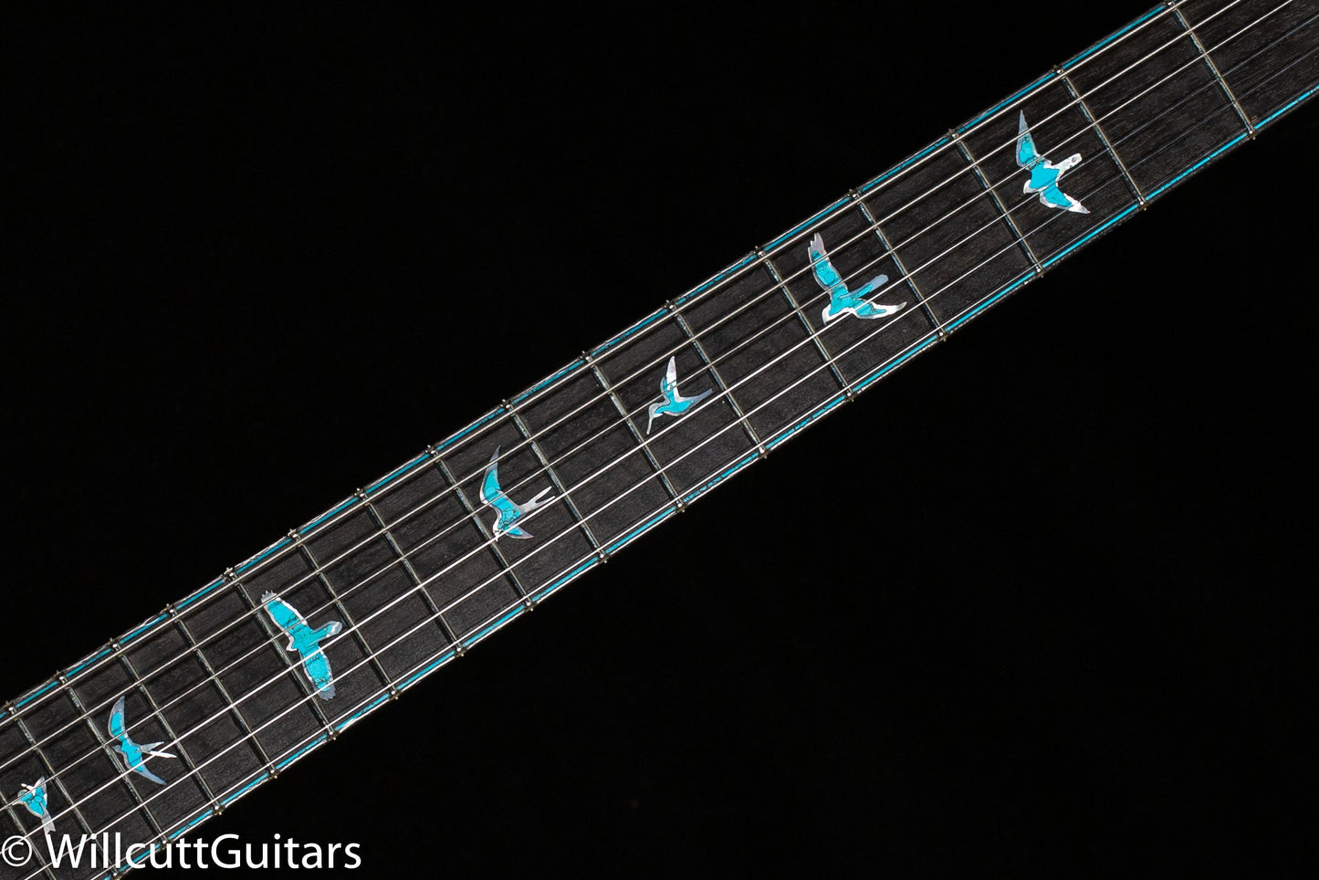 PRS Private Stock #9456 Custom 24-08 Faded Turquoise Smoke Burst