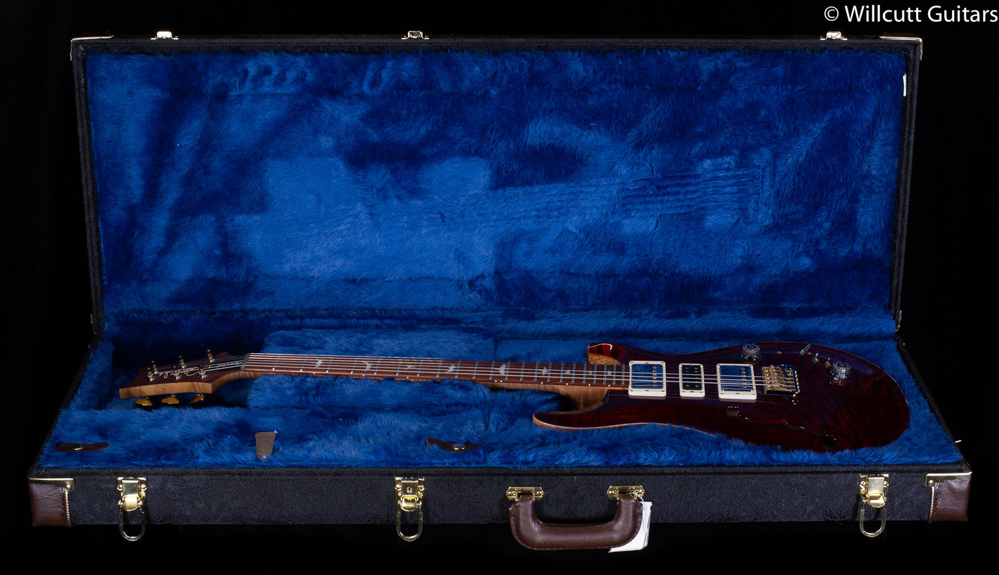 PRS Wood Library Special Semi-hollow Red Tiger Quilt Maple 10 Top