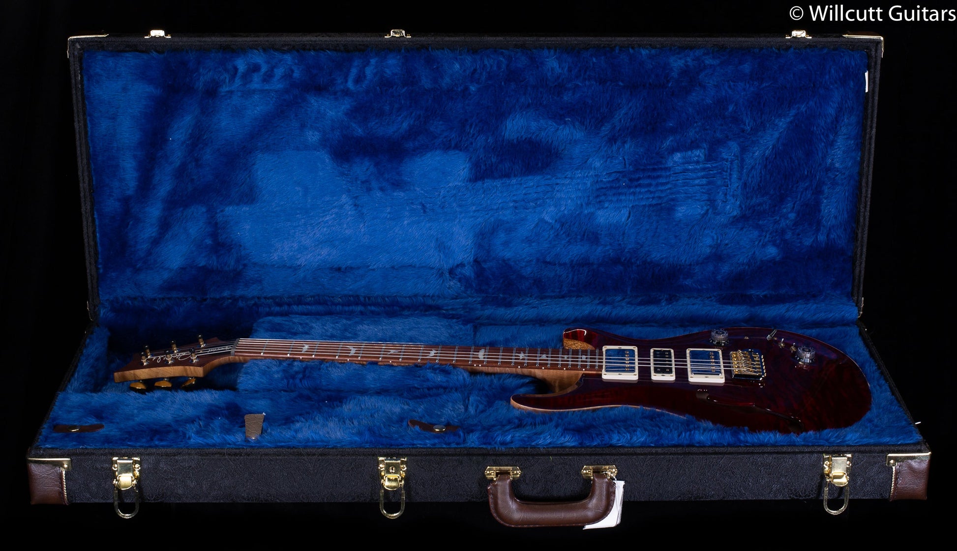 PRS Wood Library Special Semi-hollow Red Tiger Quilt Maple 10 Top