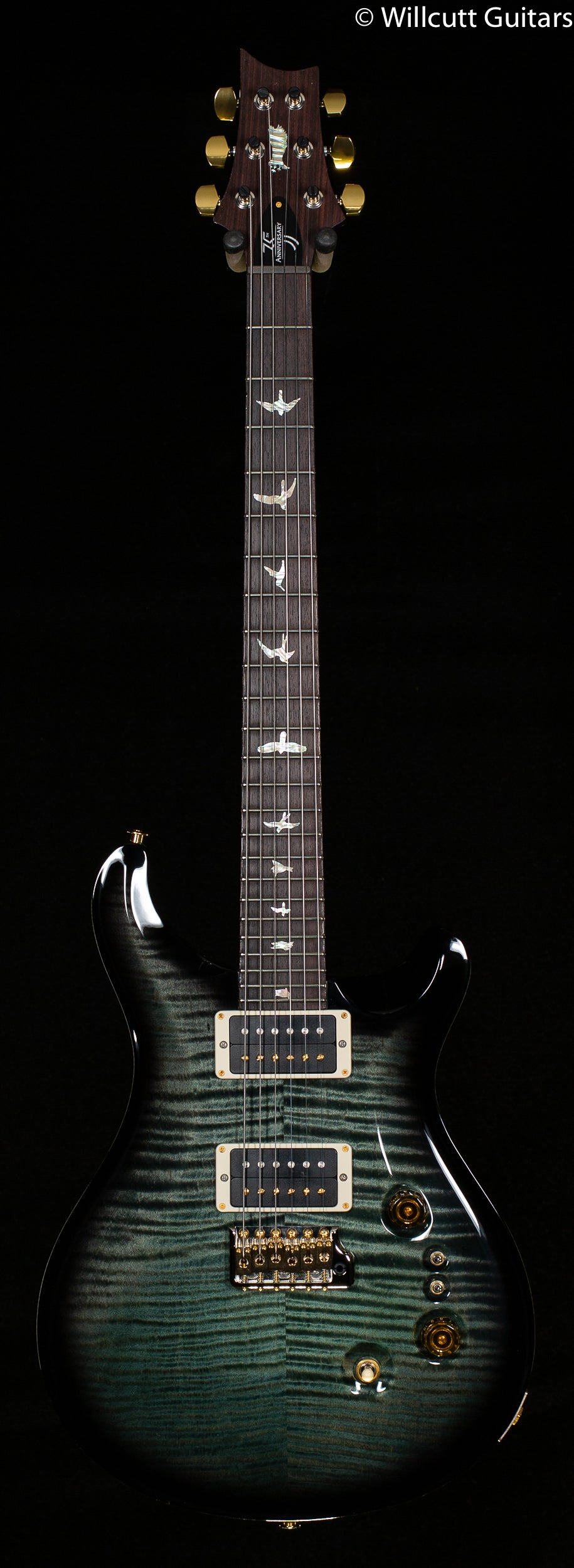 PRS 35th Anniversary Custom 24 Trampas Green Smokeburst 10 Top
