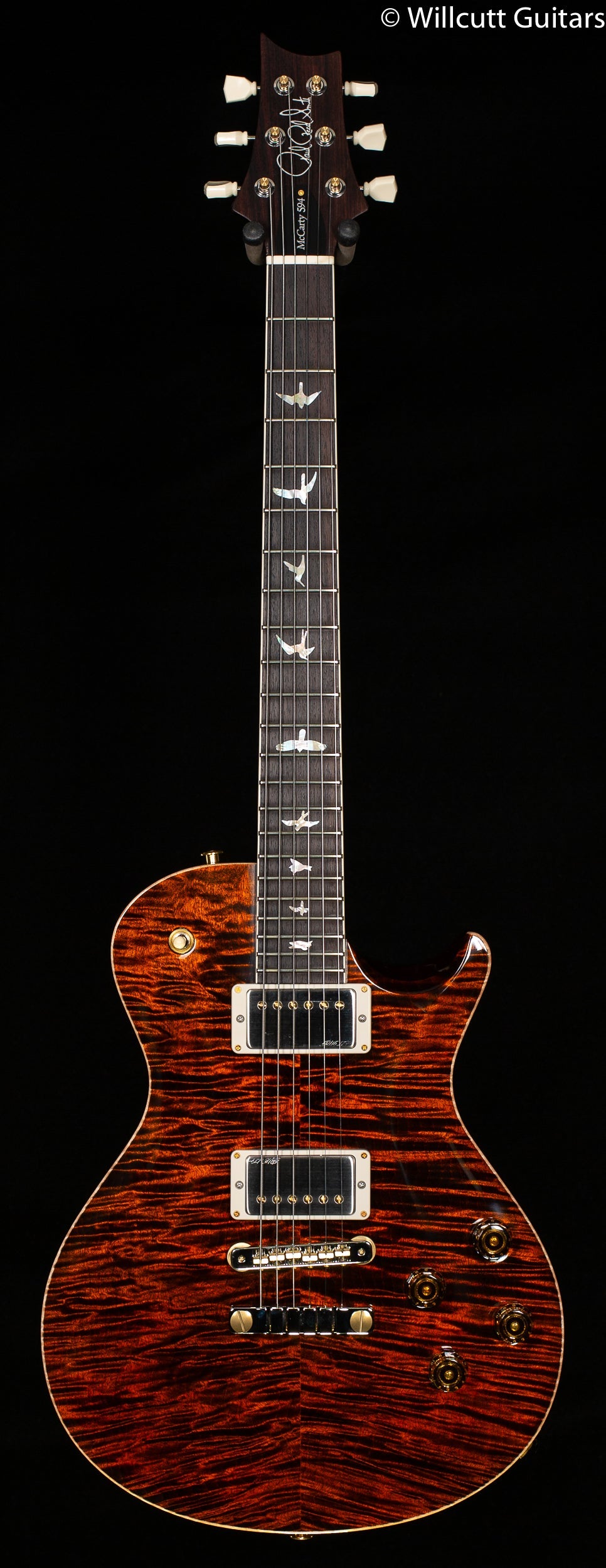 PRS McCarty Singlecut 594 Orange Tiger 10 Top