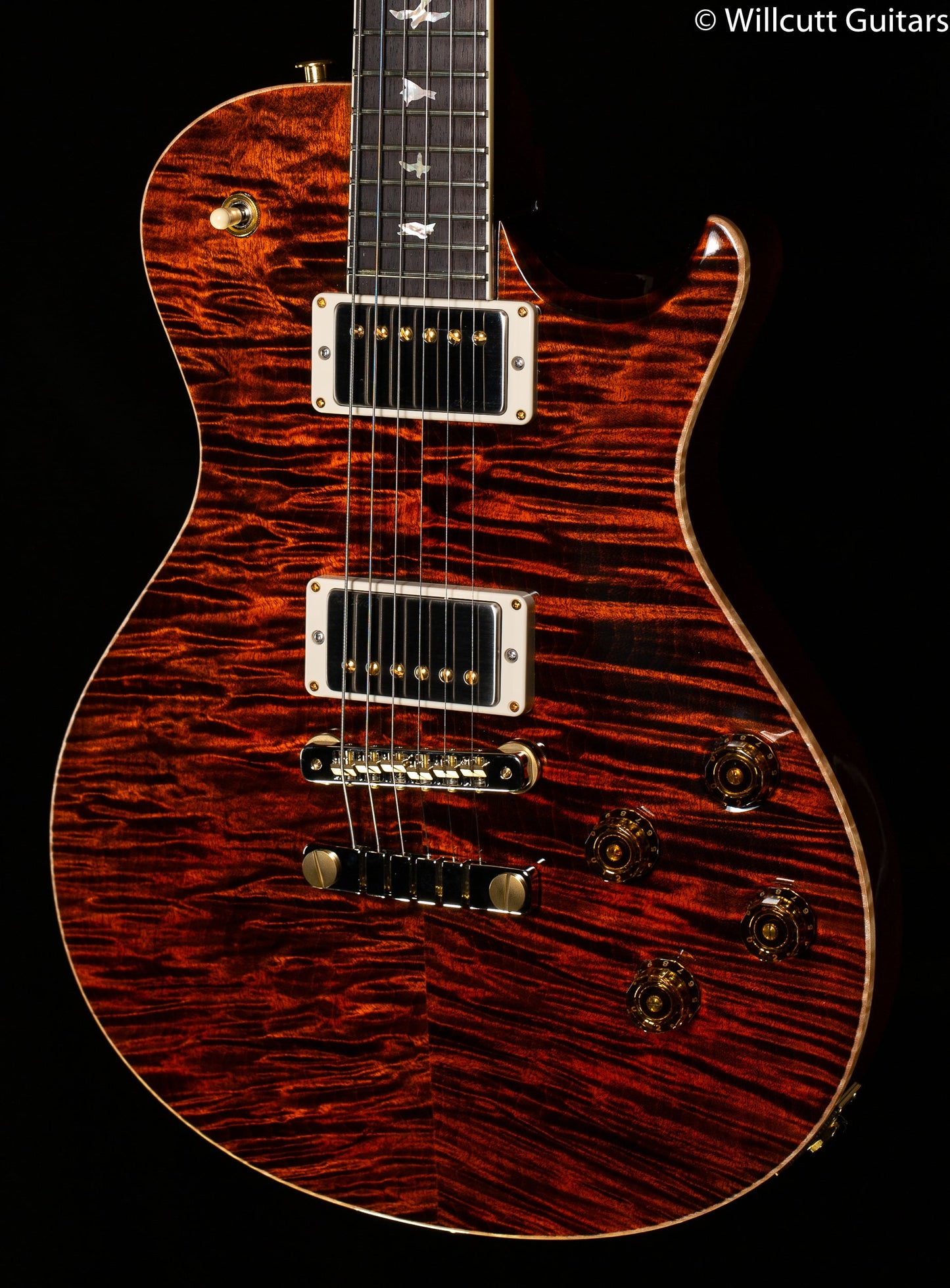 PRS McCarty Singlecut 594 Orange Tiger 10 Top
