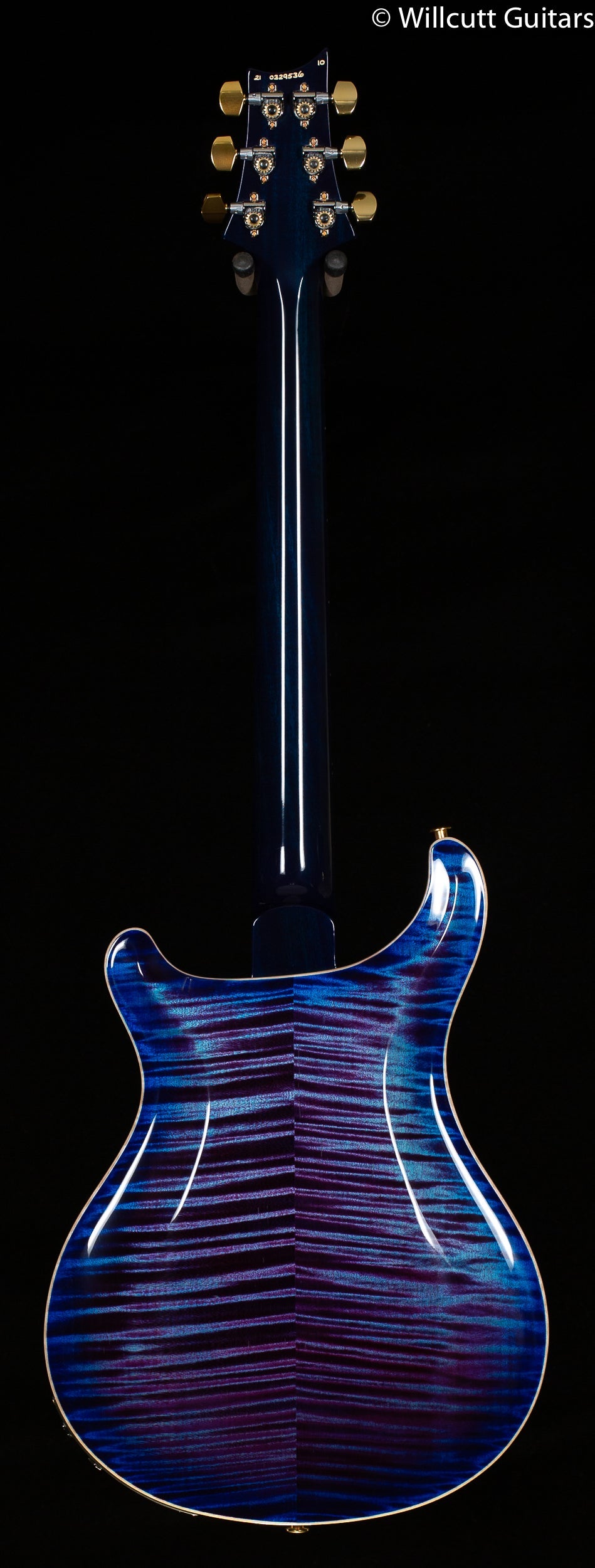 PRS Hollowbody II Piezo Violet Blue Burst 10 Top