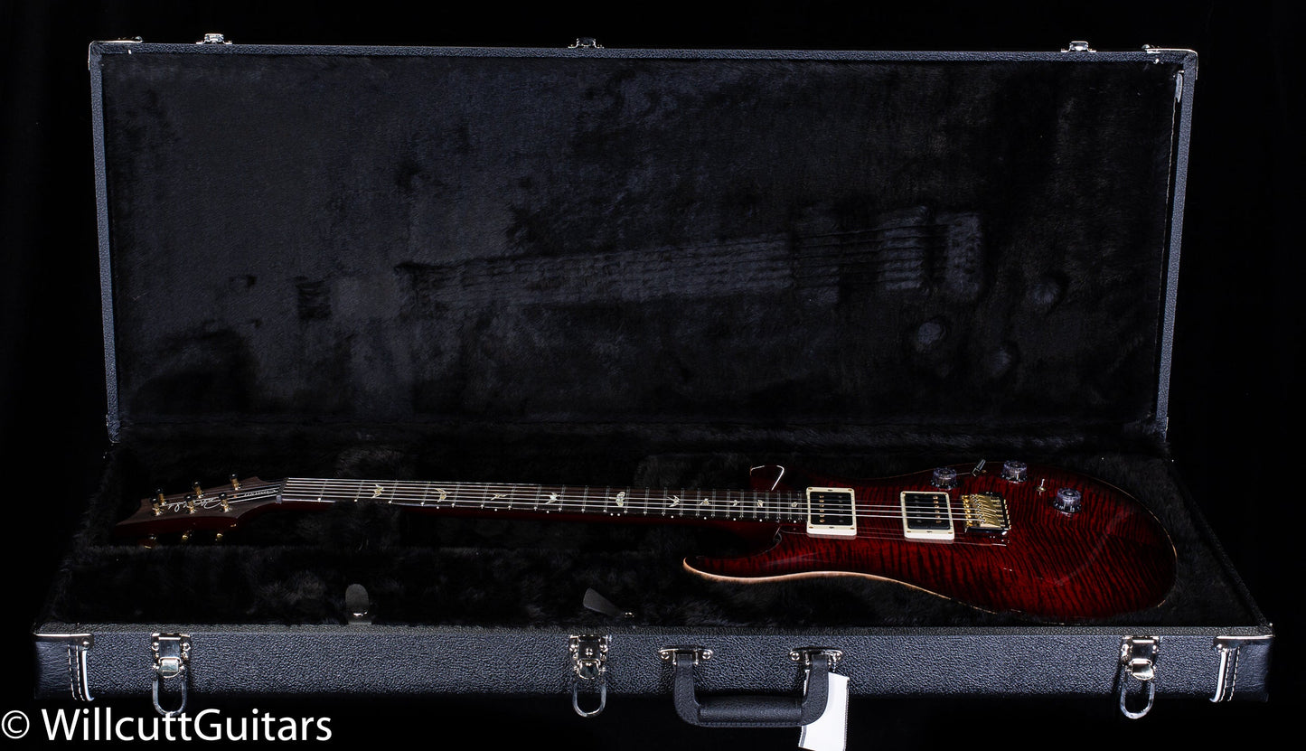 PRS Custom 24 Piezo Fire Red Burst 10 Top