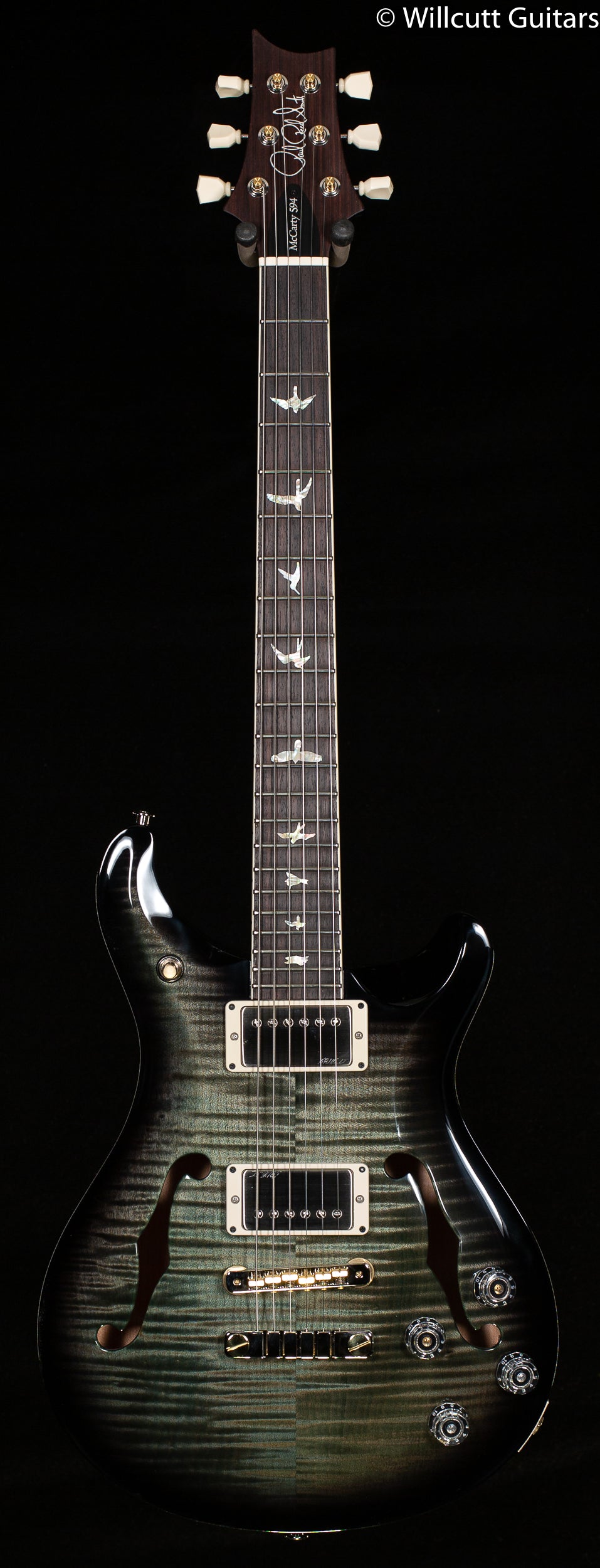 PRS McCarty 594 Hollowbody II Custom Color Trampas Green Smokeburst