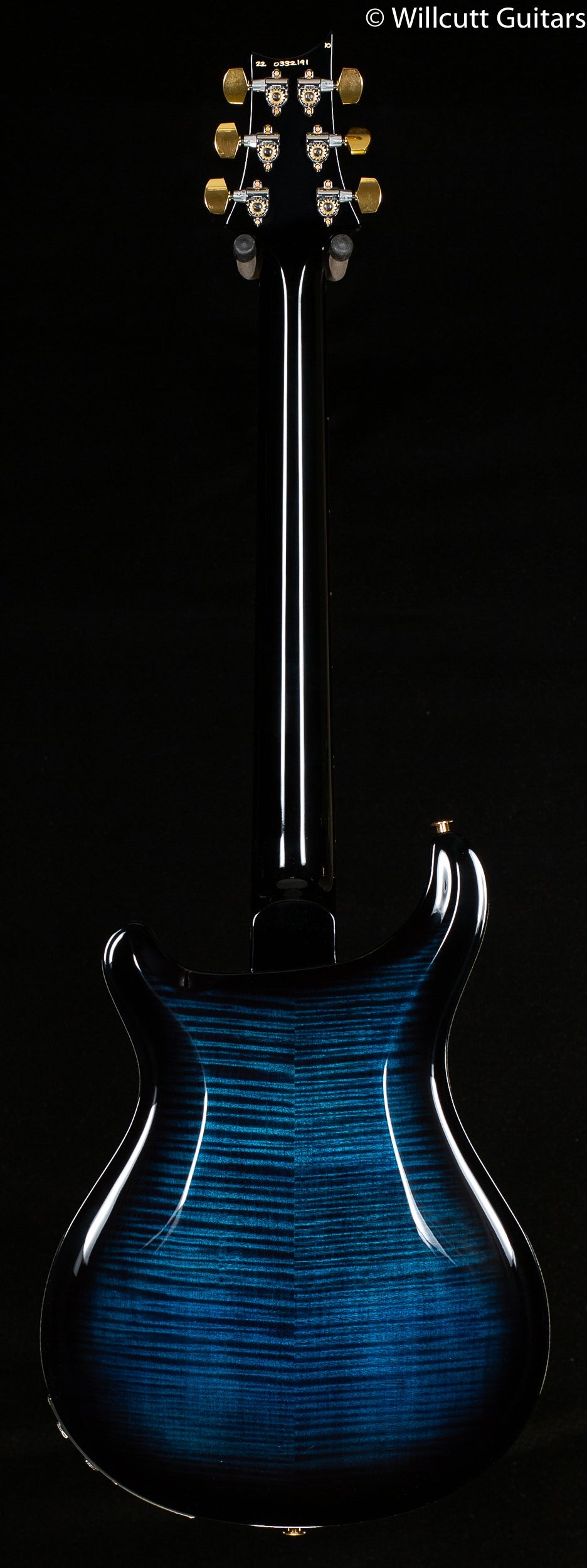 PRS Hollowbody II Piezo Custom Color Whale Blue Smokeburst 10 Top