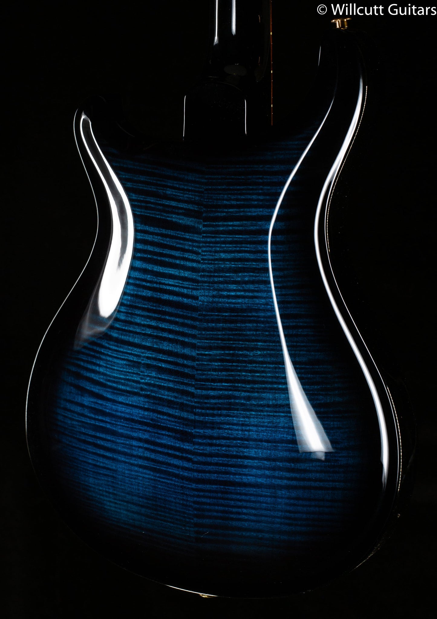 PRS Hollowbody II Piezo Custom Color Whale Blue Smokeburst 10 Top