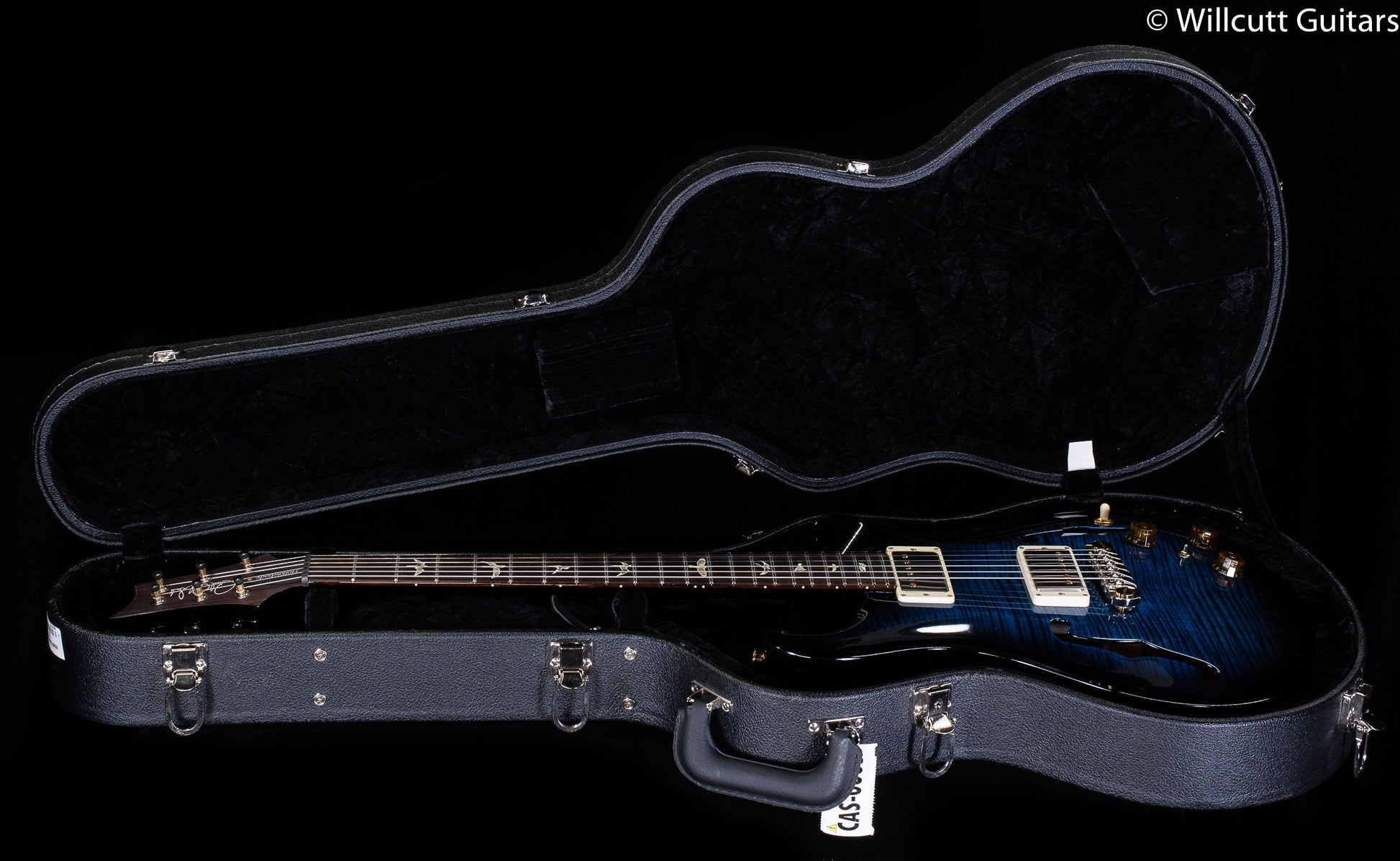 PRS Hollowbody II Piezo Custom Color Whale Blue Smokeburst 10 Top