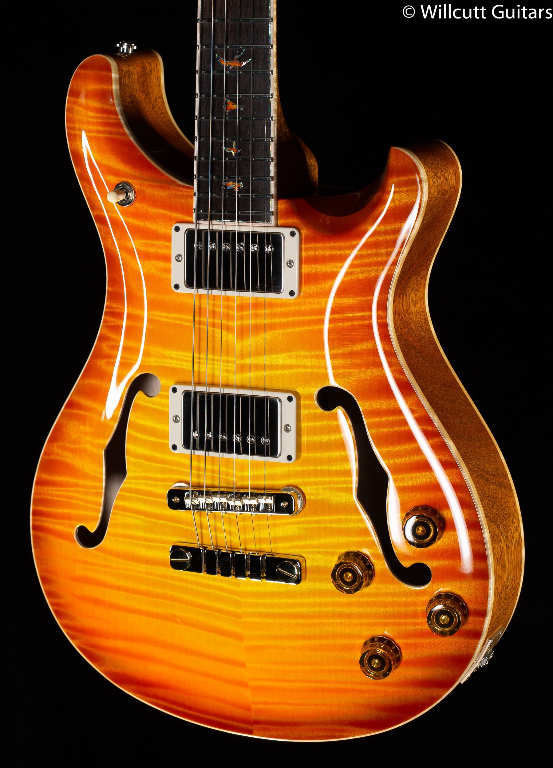 PRS Private Stock #9407 McCarty 594 Archtop II Citrus Glow Smokeburst