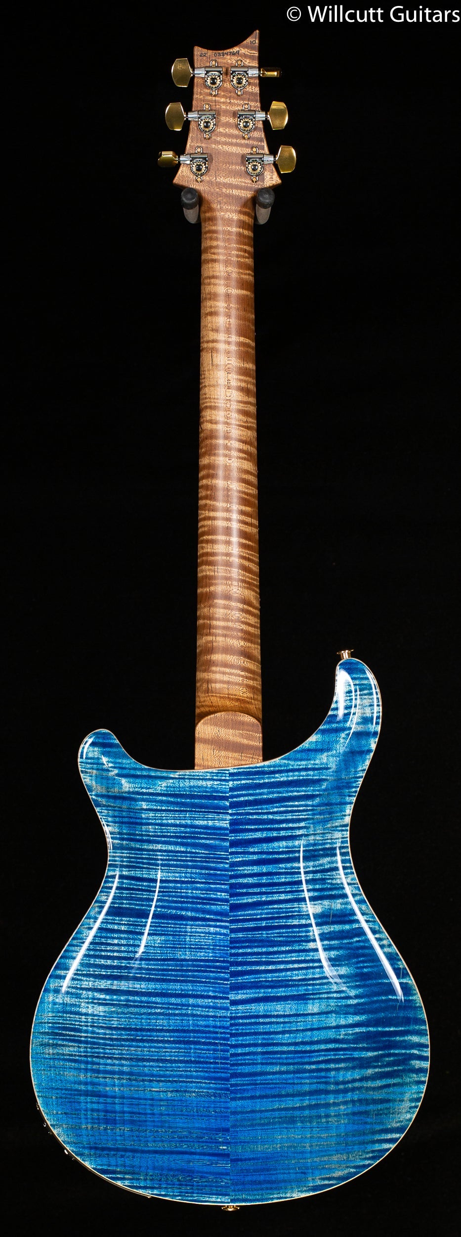 PRS Hollowbody II Piezo Wood Library Edition Custom Color Faded Blue Jean