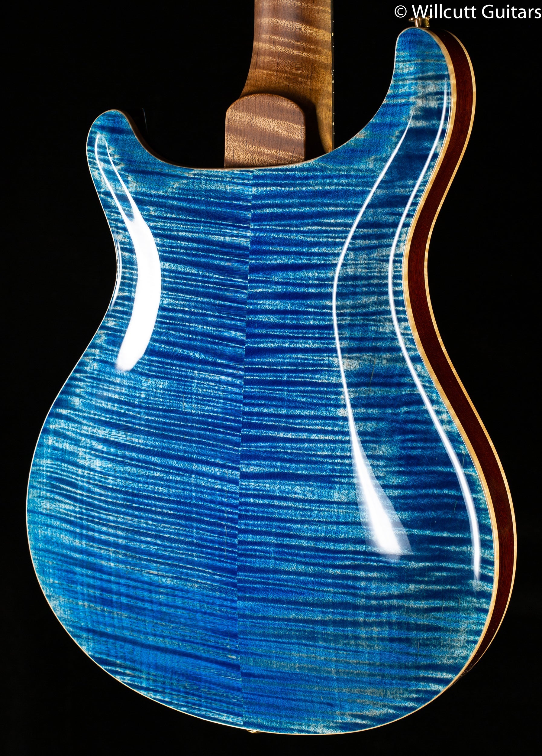 PRS Hollowbody II Piezo Wood Library Edition Custom Color Faded Blue Jean