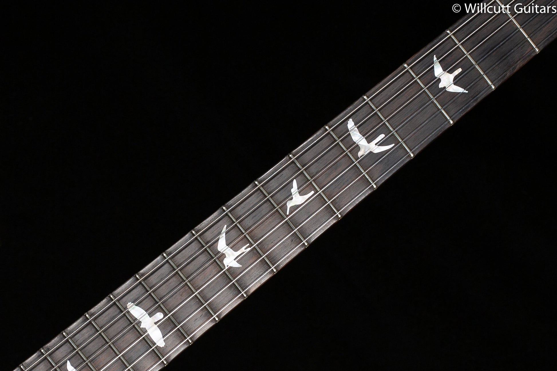PRS Hollowbody II Piezo Wood Library Edition Custom Color Faded Blue Jean