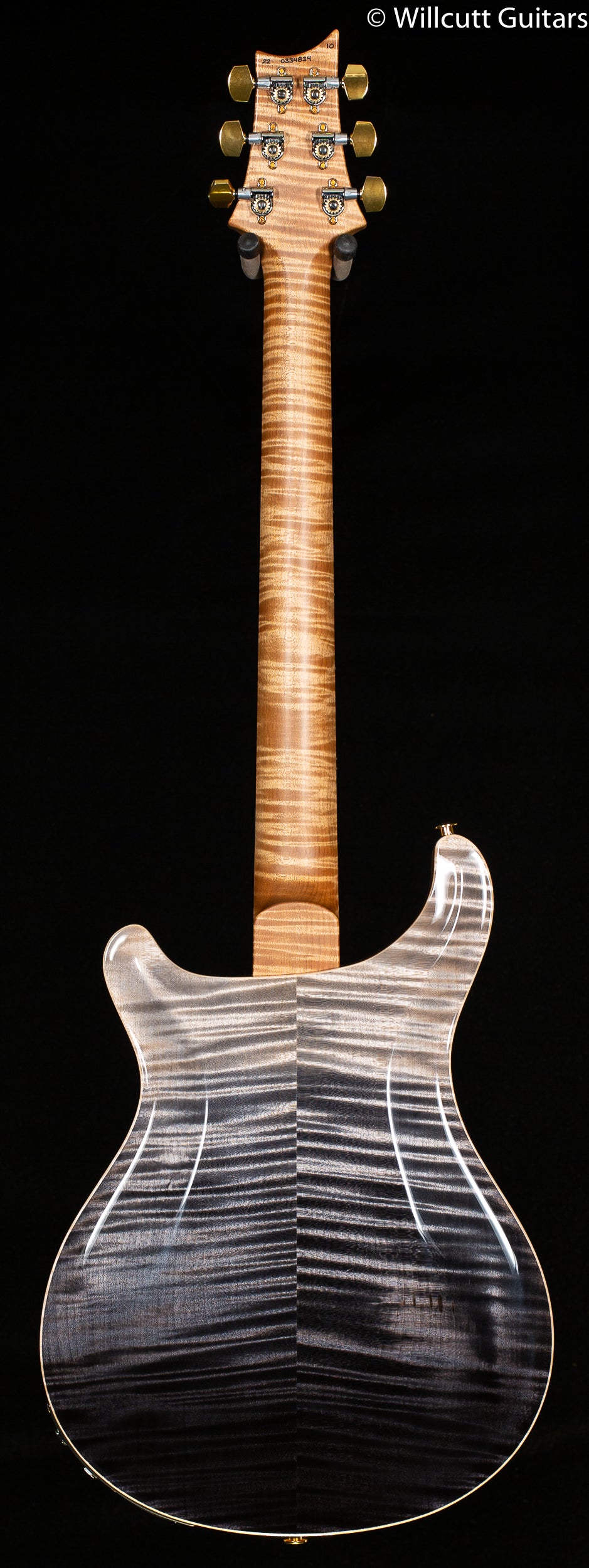 PRS Hollowbody II Piezo Wood Library Edition Grey Black Fade