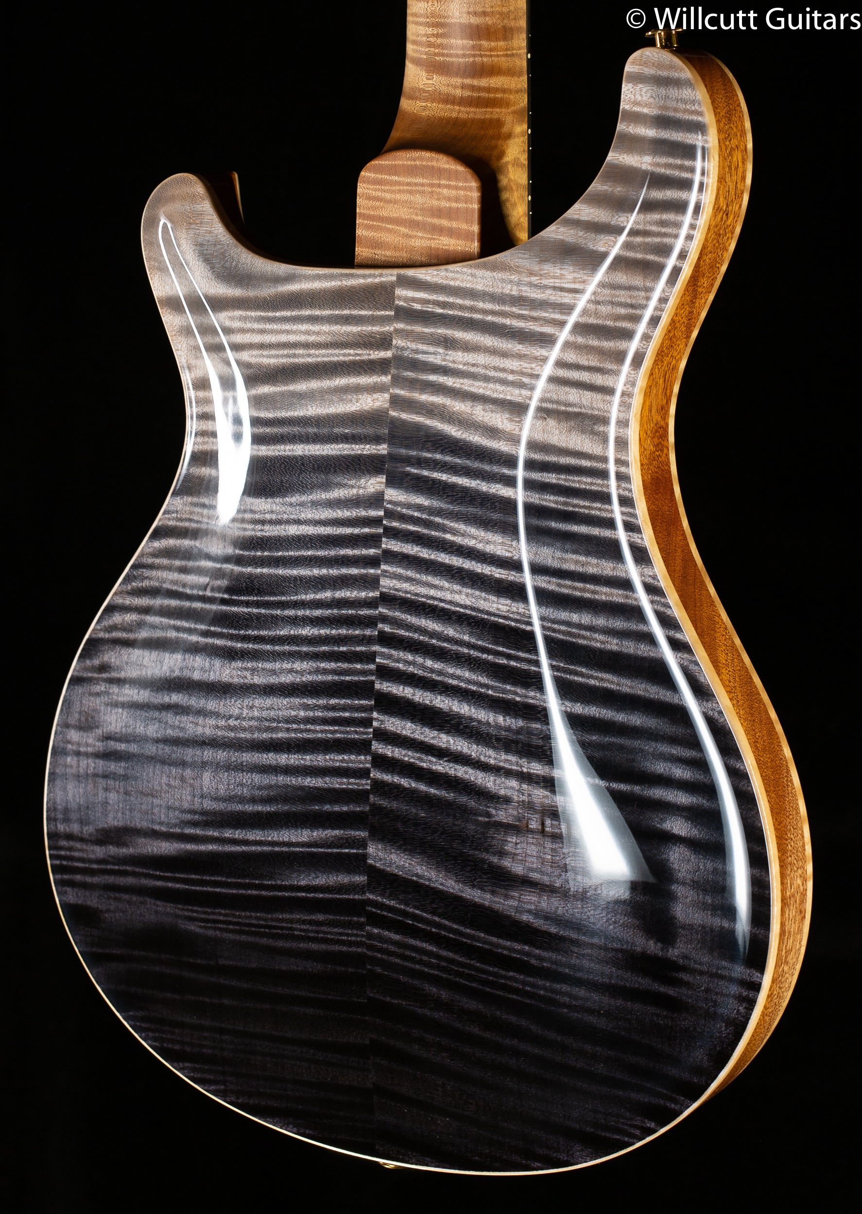 PRS Hollowbody II Piezo Wood Library Edition Grey Black Fade