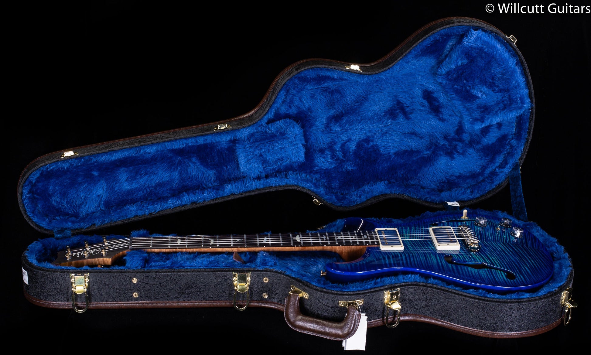 PRS Hollowbody II Piezo Wood Library Edition Custom Color 10 Top (835)