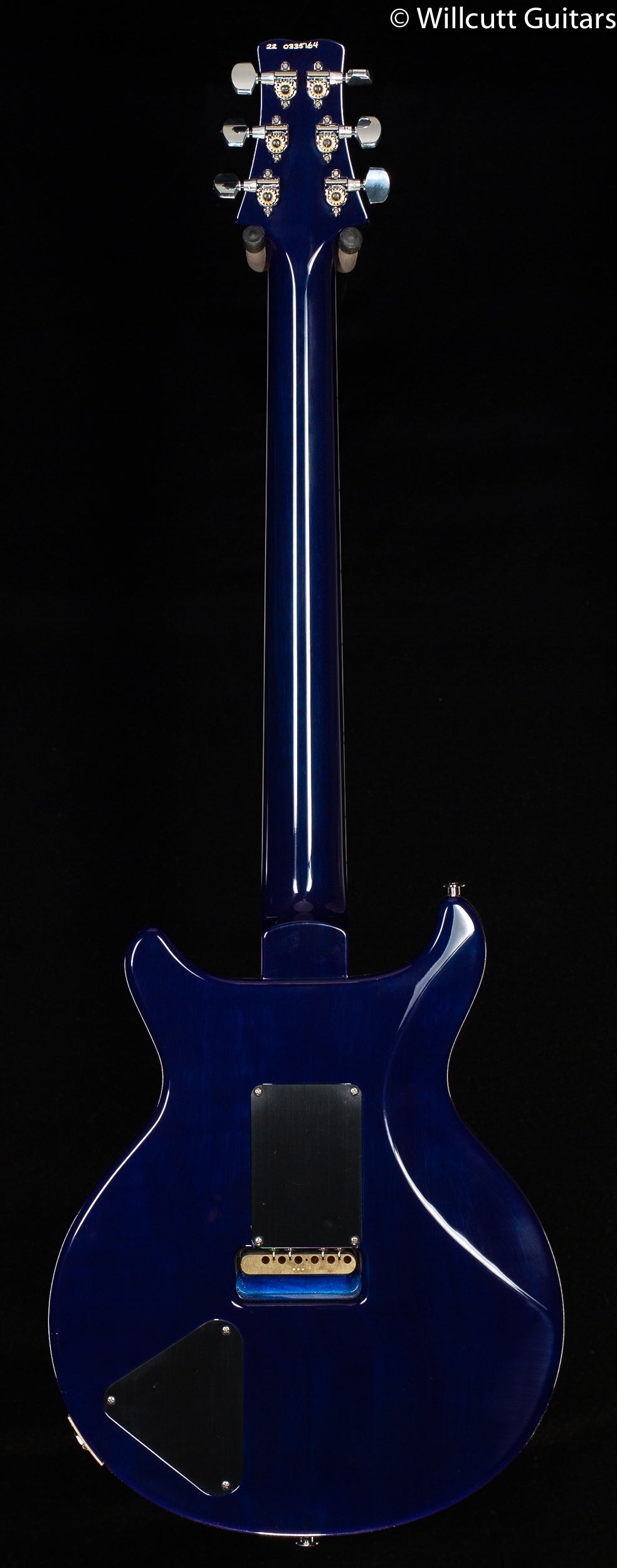 PRS Santana Retro Emerald Burst Blue Binding Custom Color